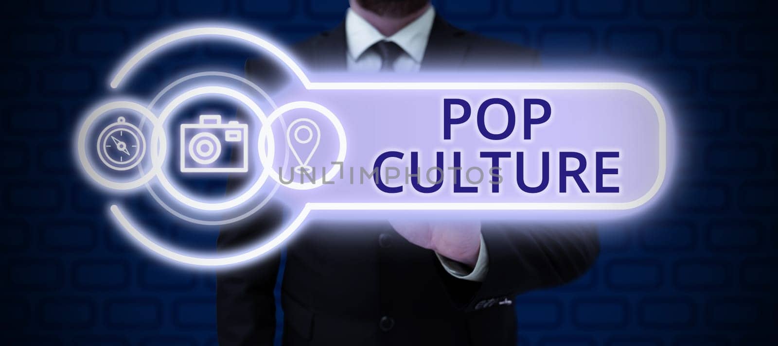 Inspiration showing sign Pop Culture, Word for describes the lifestyle and tastes of the majority of mostly younger people