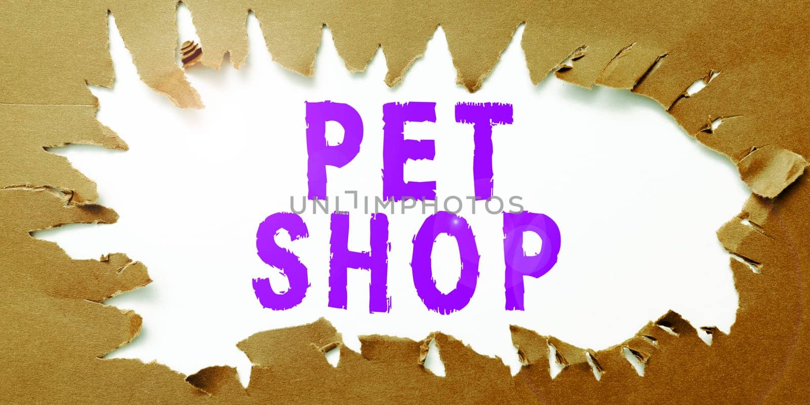 Conceptual caption Pet Shop, Internet Concept Retail business that sells different kinds of animals to the public