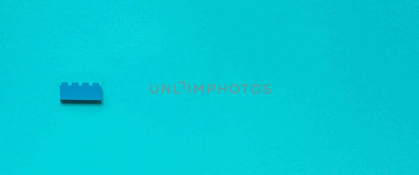 Conceptual banner with constructions. Top view, flat lay. Copy space for text.