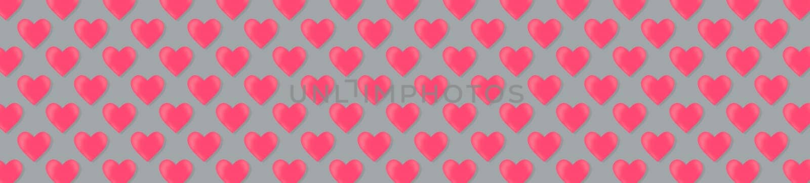 Red heart shape on abstract light glitter background in love concept for Valentine's Day with sweet and romantic moment.