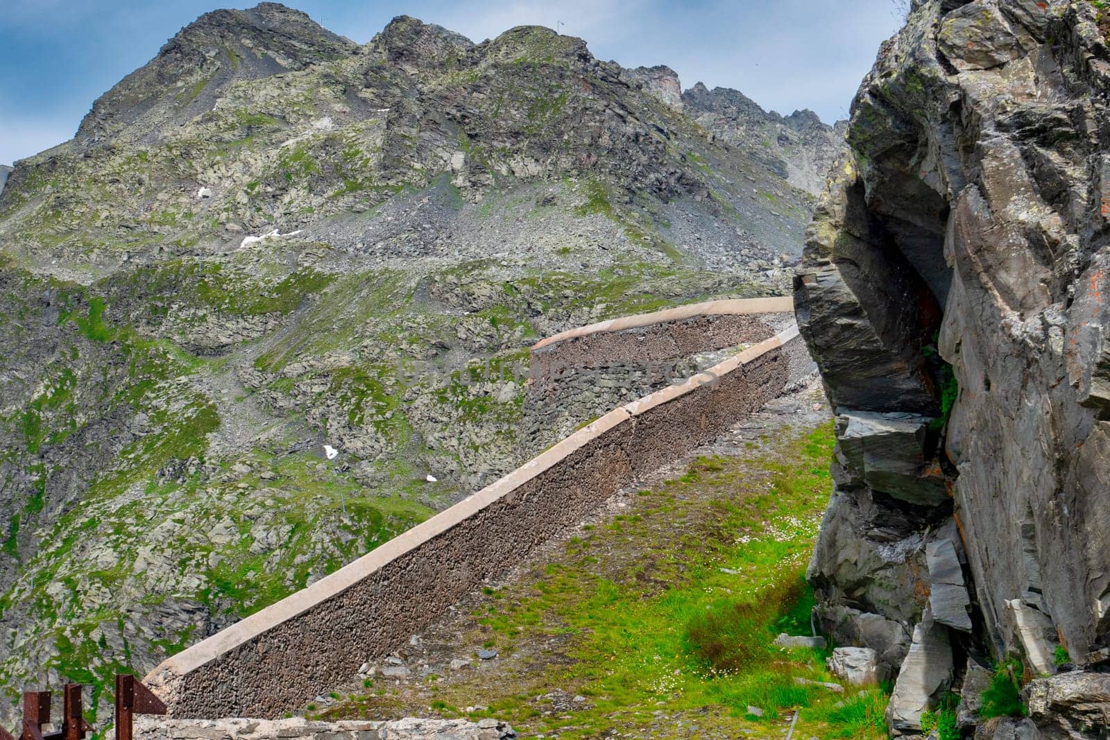 a view of  fort de la Redoute-Ruinée, Alps, France
