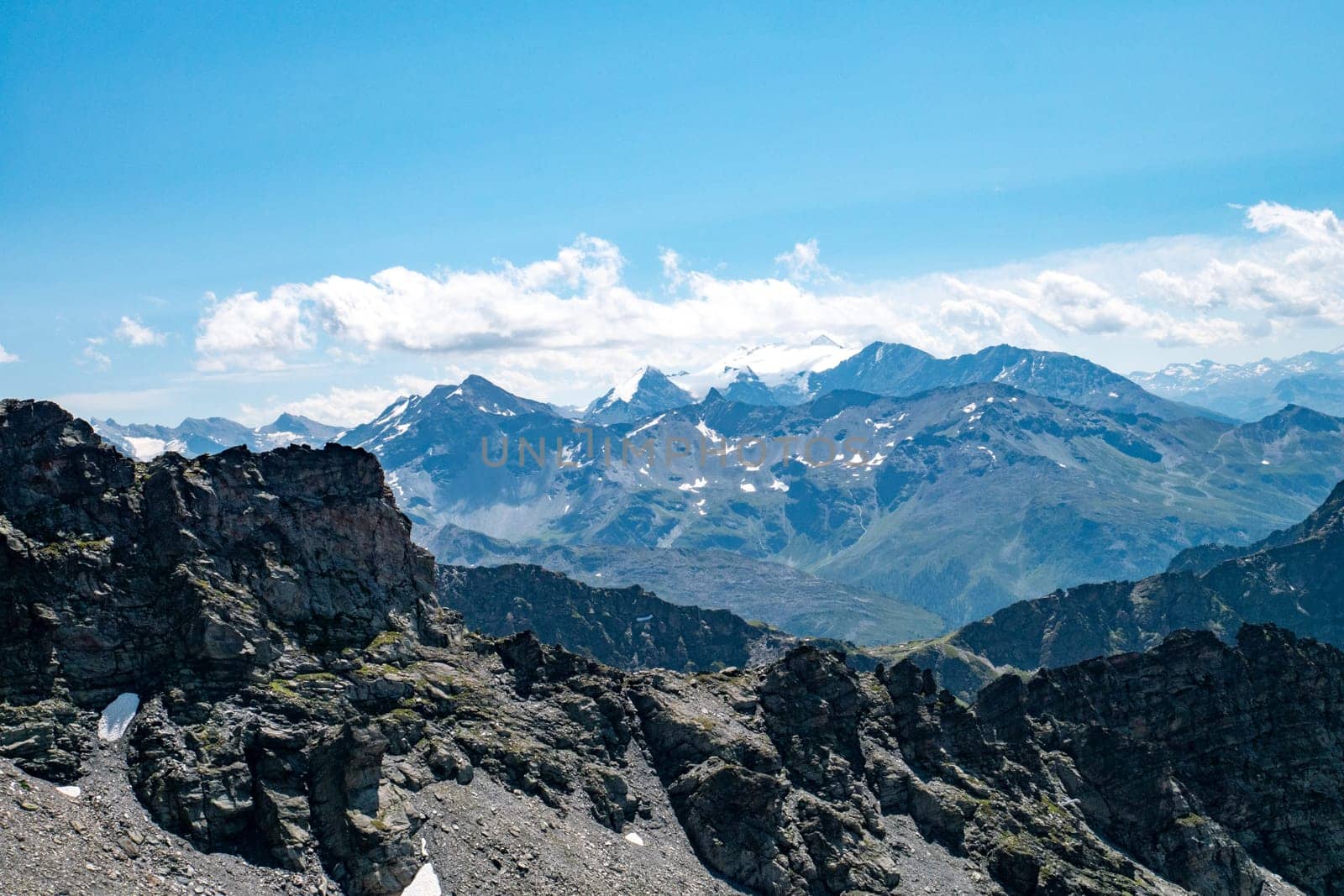 a view of Valley Col du Petit-Saint-Bernard