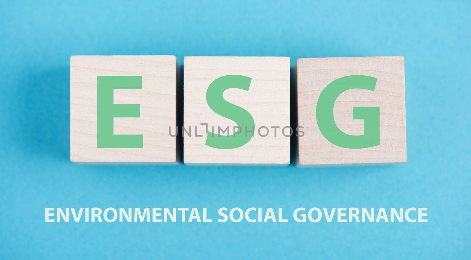 ESG concept, environmental social governance, sustainable and ethical business