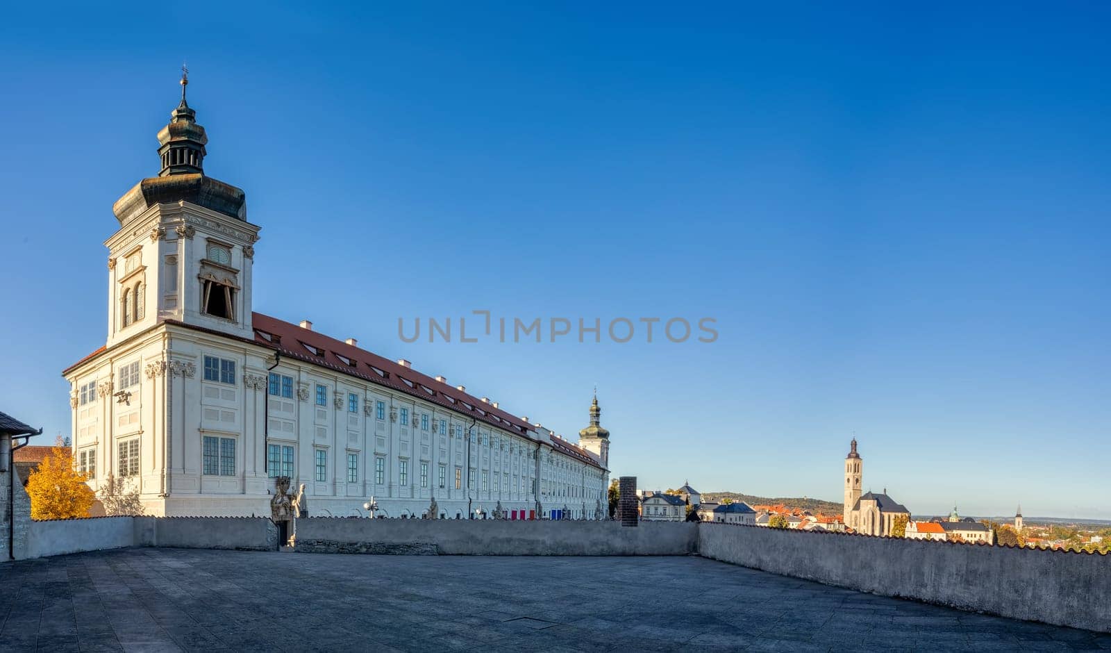 Early baroque historic building Jesuit College, Jezuitska Kolej in Kutna Hora, UNESCO site. Czech Republic
