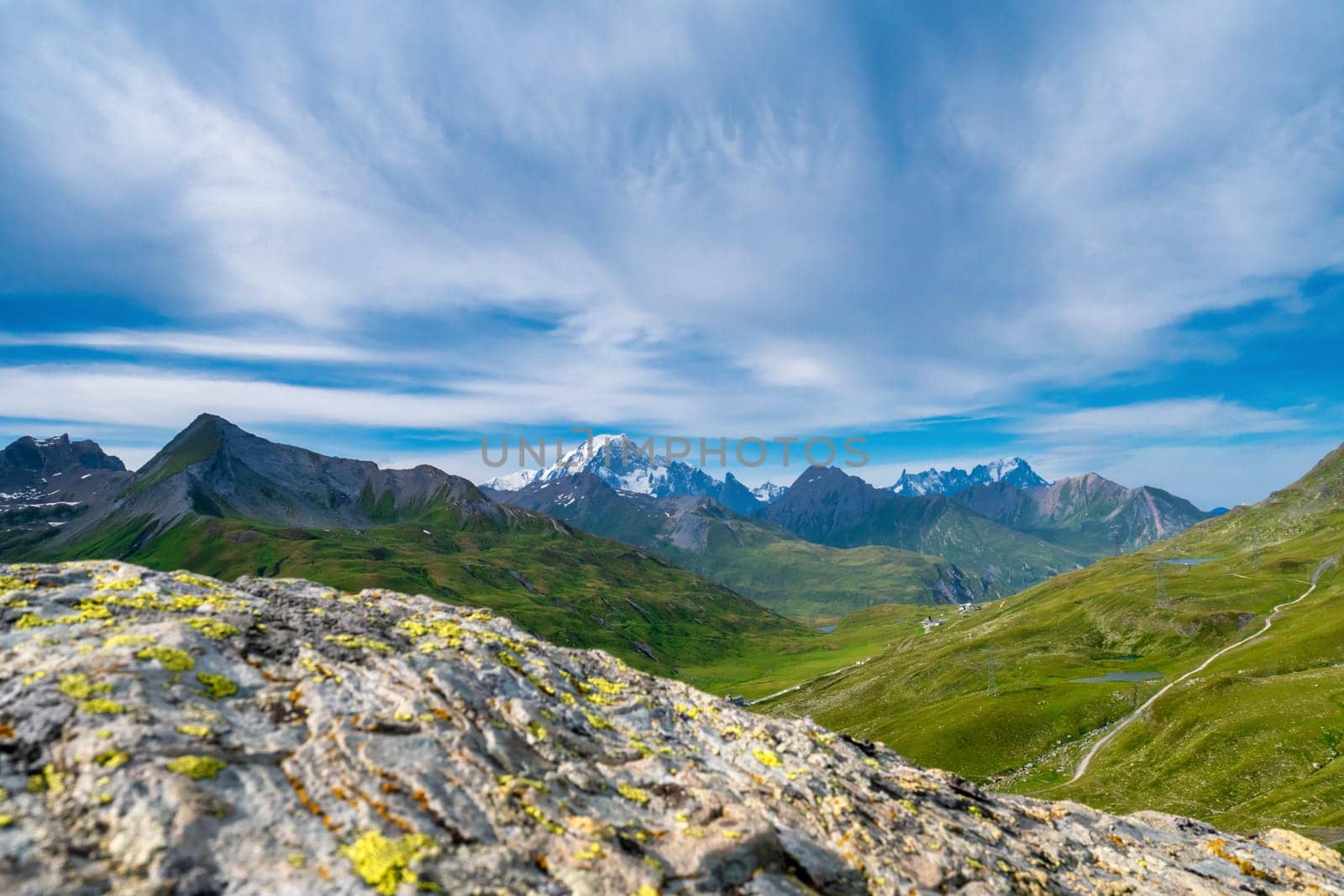 a view of Valley Col du Petit-Saint-Bernard