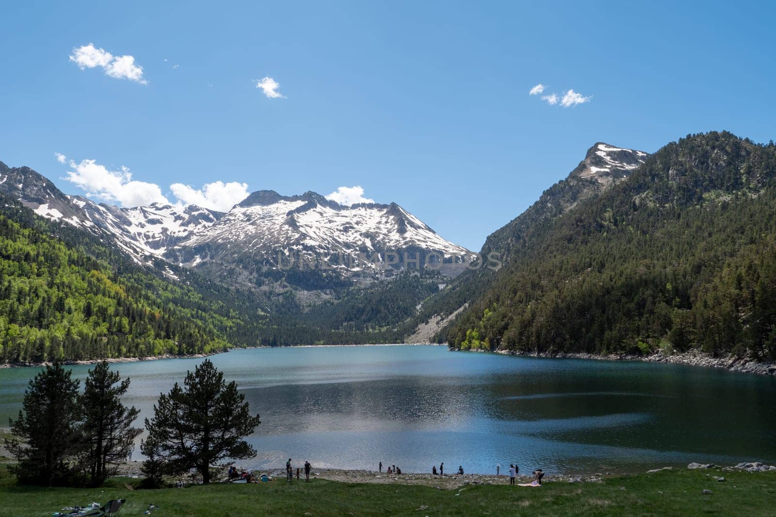 a lake of Oredon in the french Pyrenees mountains