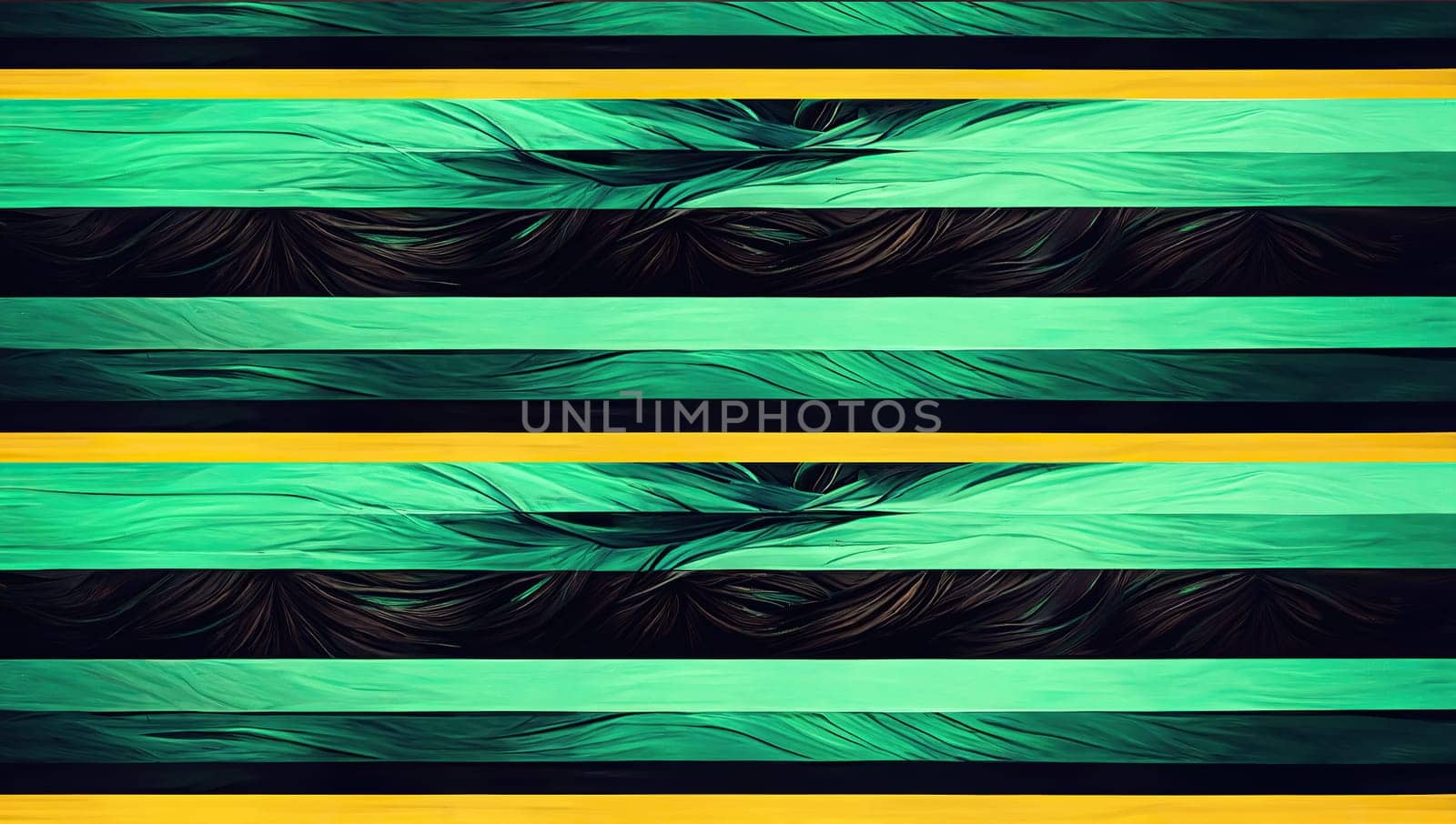 Generated Artificial stripes in green as abstract background