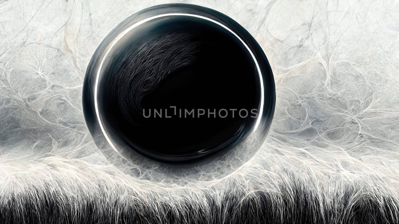 Modern artificial generated waves in black, grey and white.