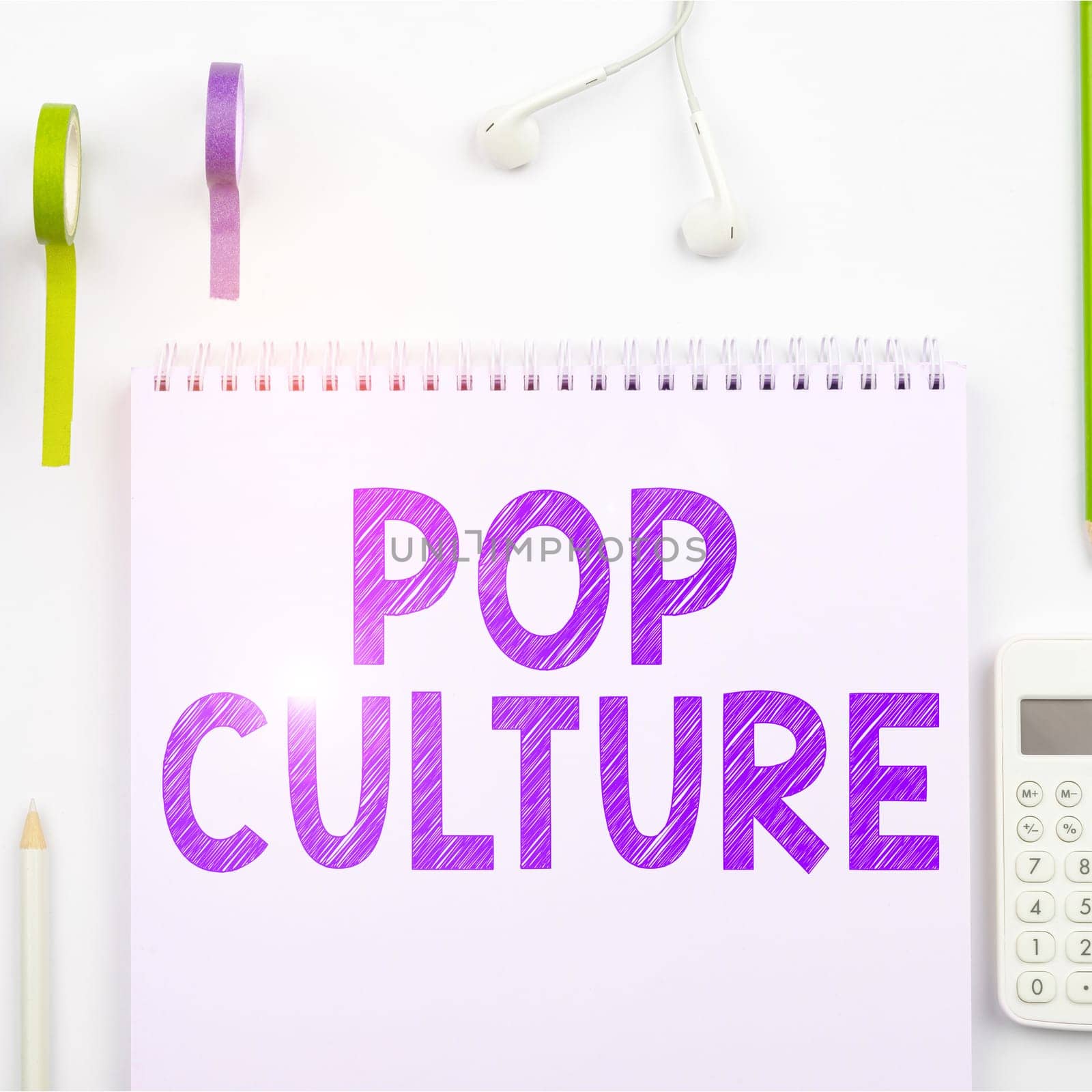 Conceptual caption Pop Culture, Internet Concept describes the lifestyle and tastes of the majority of mostly younger people