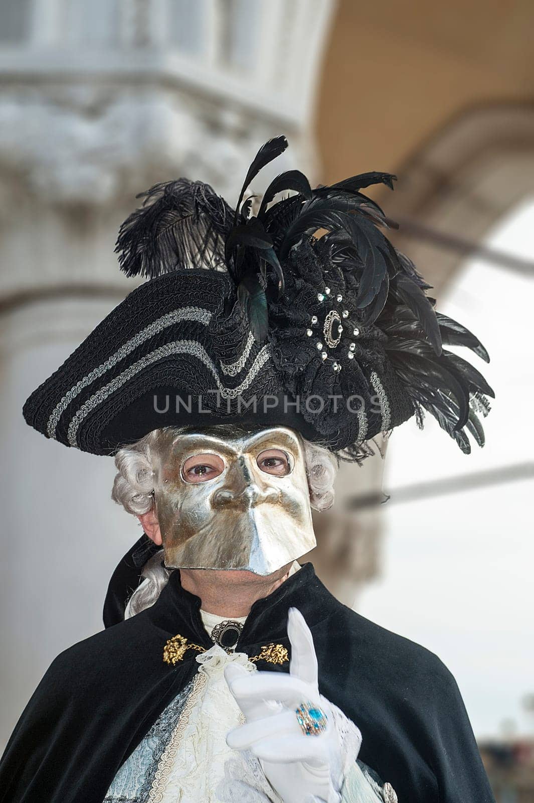 Venice, Italy - February 7 2018 - The Masks of carnival 2018. The Carnival of Venice (Italian: Carnevale di Venezia) is an annual festival held in Venice, Italy. The Carnival ends with the Christian celebration of Lent, forty days before Easter, on Shrove Tuesday (Martedì Grasso or Mardi Gras), the day before Ash Wednesday. The festival is world-famous for its elaborate masks.