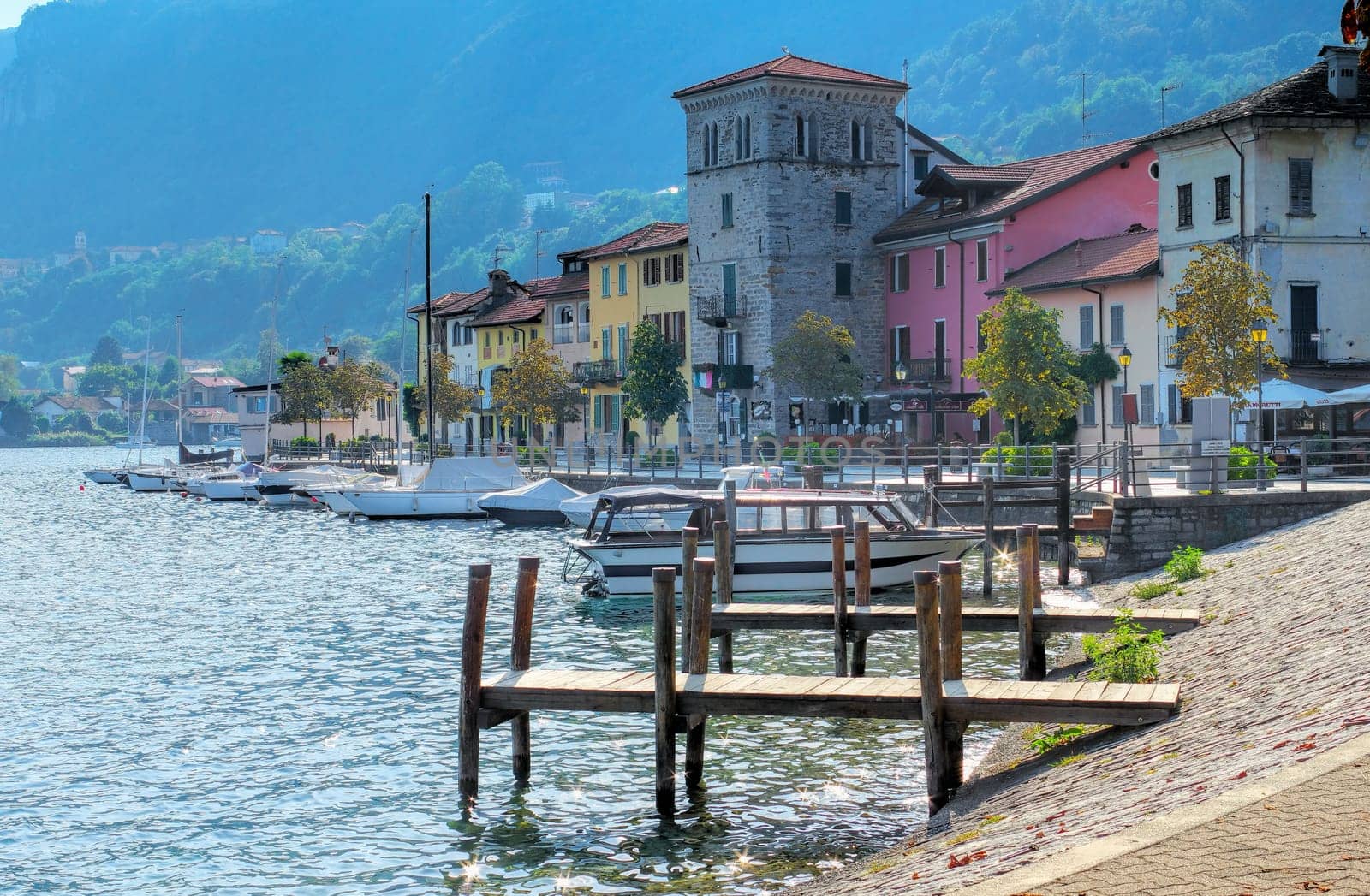 Pella, on the shore of Lake Orta in Italy