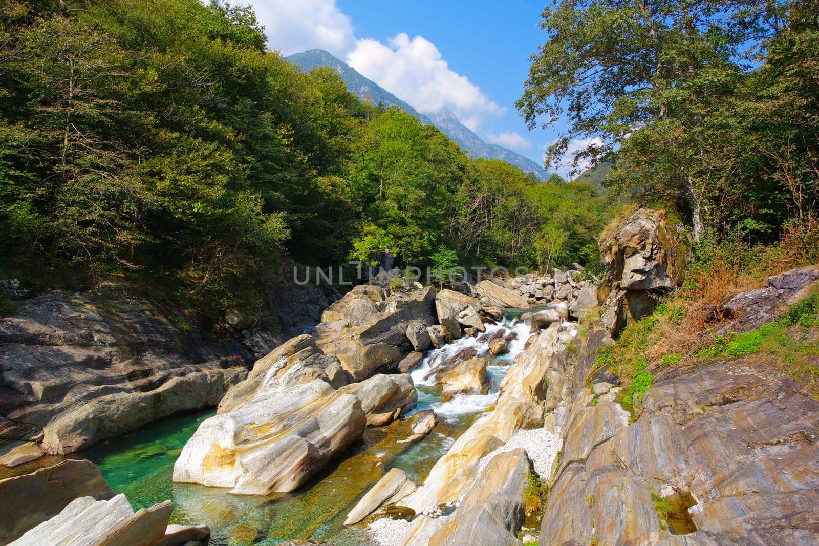 Verzasca river, Verzasca valley, Ticino, Switzerland, Europe