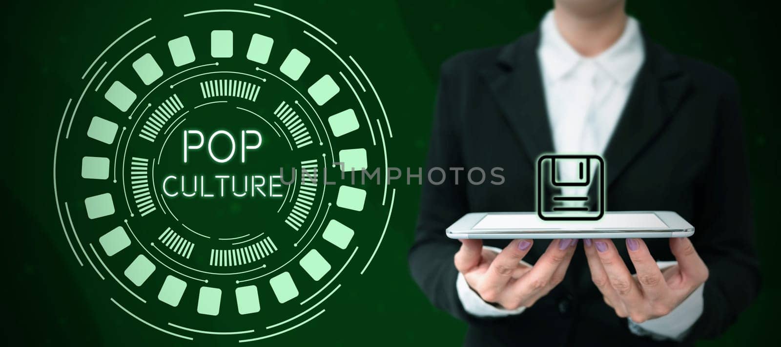 Writing displaying text Pop Culture, Business idea describes the lifestyle and tastes of the majority of mostly younger people