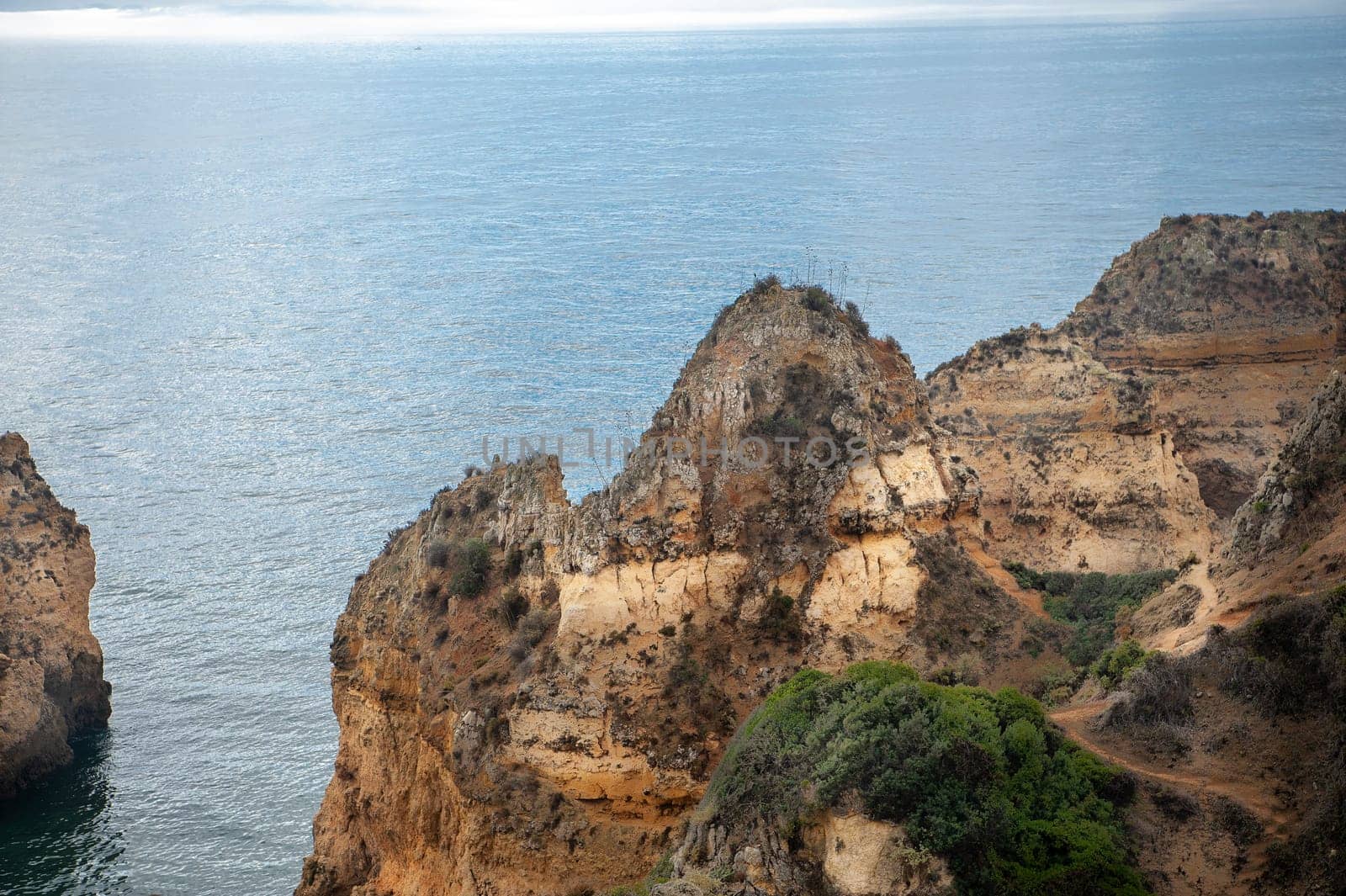 The rock formation of Ponta de Piedade - Lagos - Portugal............