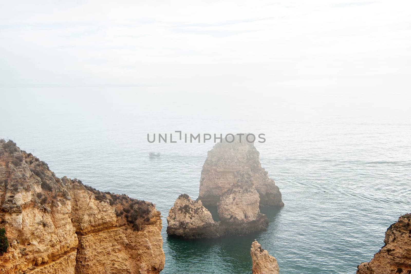 The rock formation of Ponta de Piedade - Lagos - Portugal.