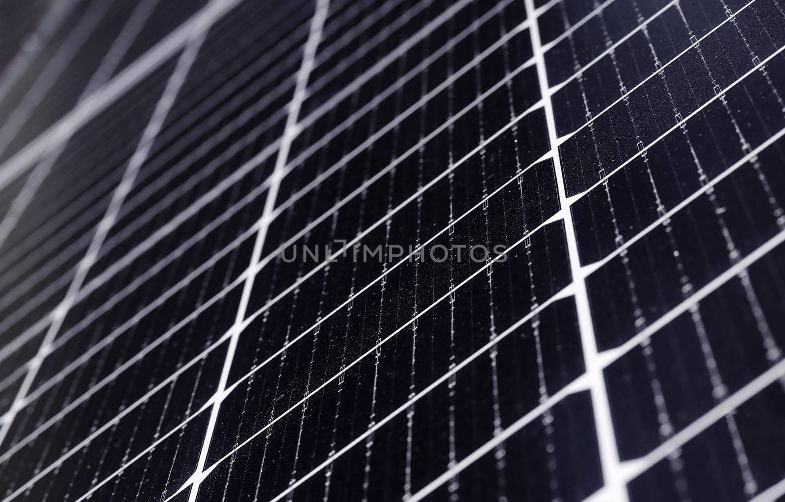 Close up of solar system on a house