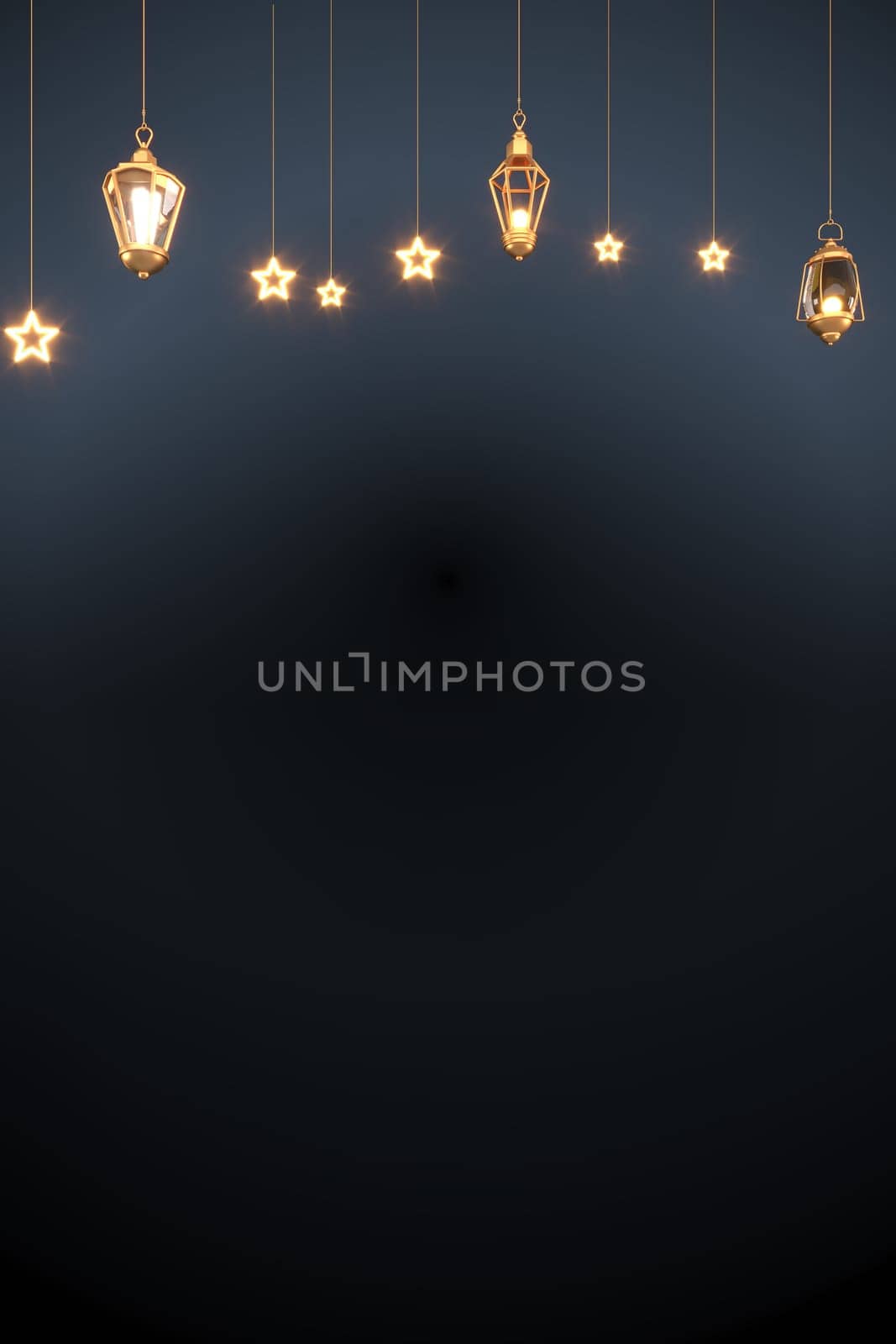 Ramadan Kareem Greeting Background Islamic 3d illustration design