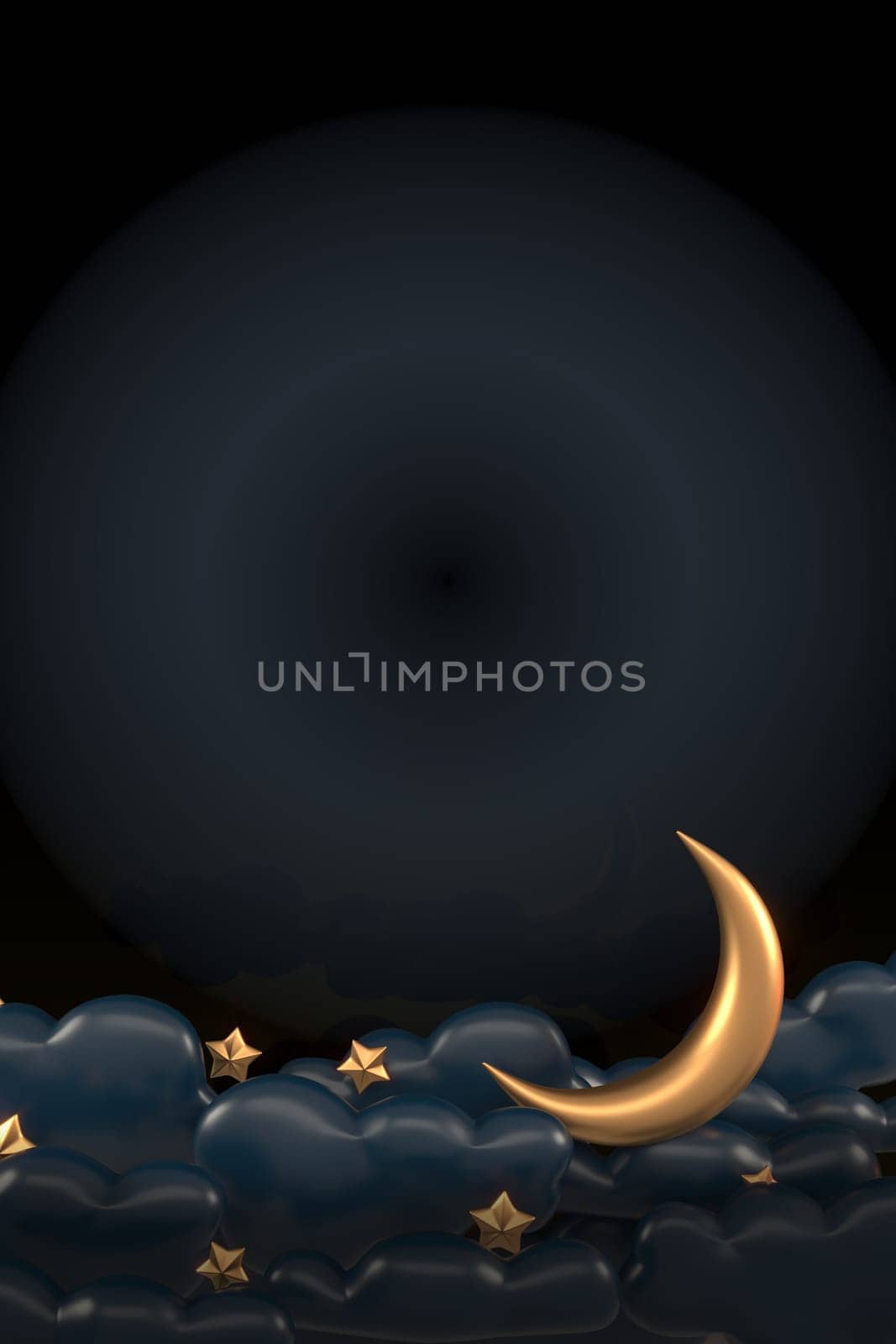 Ramadan Kareem Greeting Background Islamic 3d illustration design