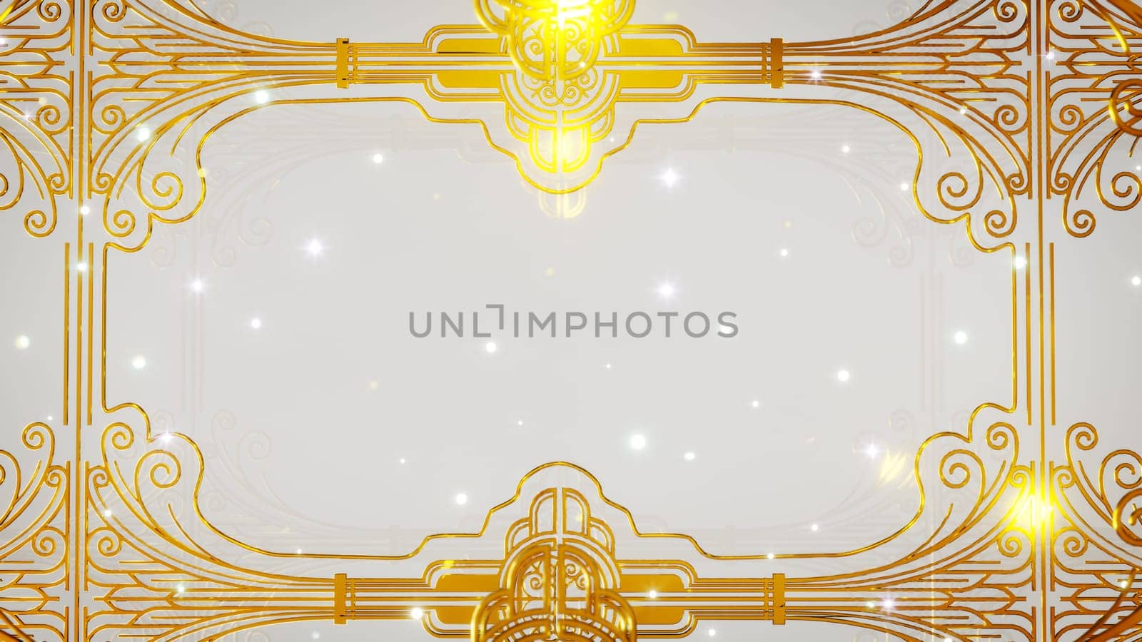 3D illustration Background for advertising and wallpaper in luxuly and fashion party scene. 3D rendering in decorative concept.