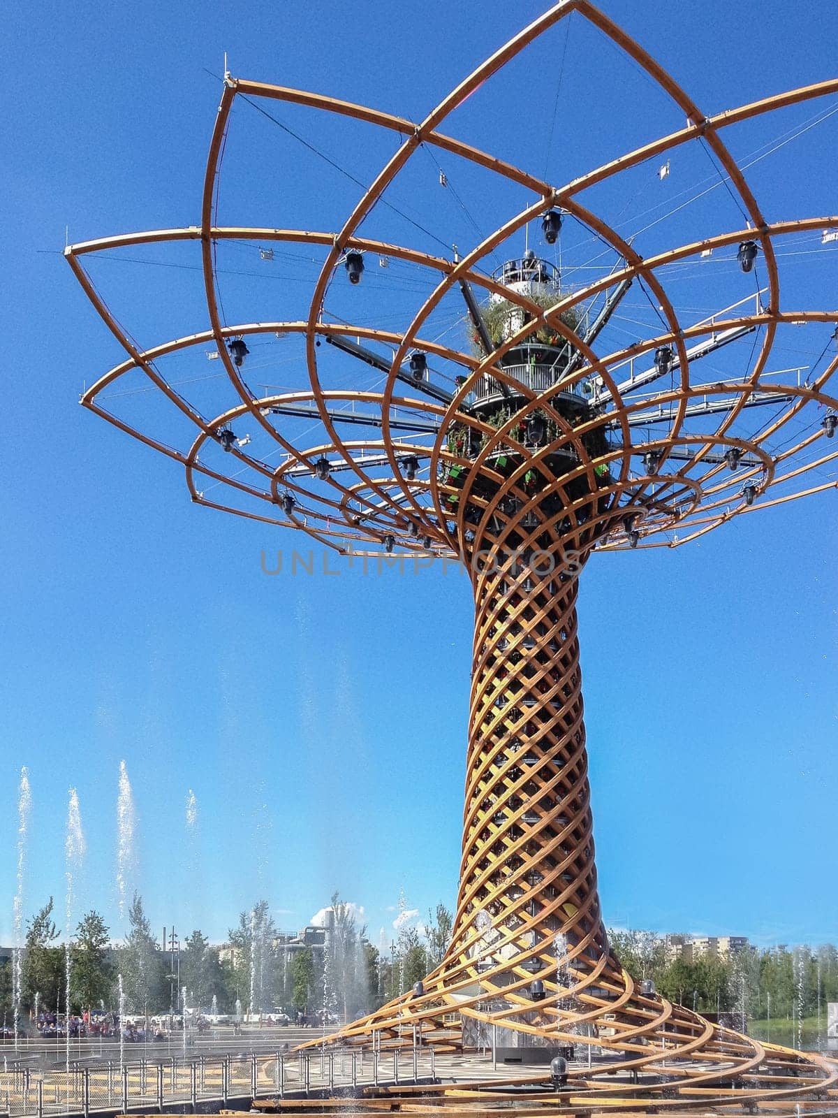 Tree of life at Expo, universal exposition on the theme of food.