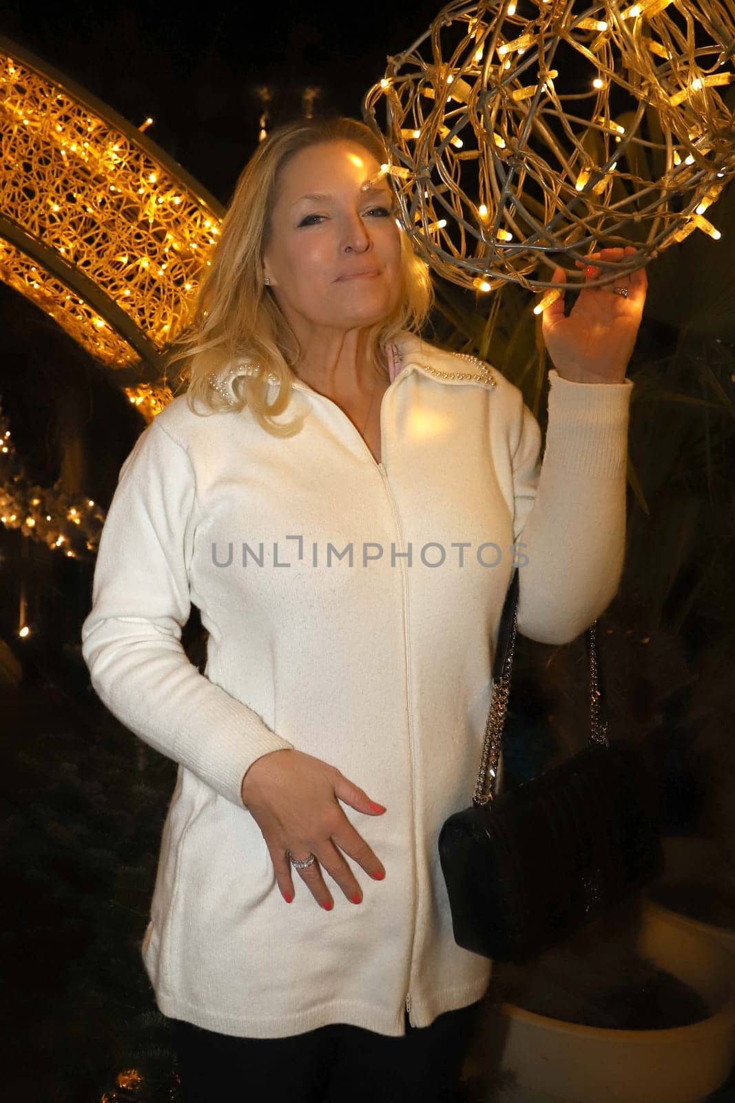 Rixa von Oldenburg at a winter magic event in Hamburg in December 2022