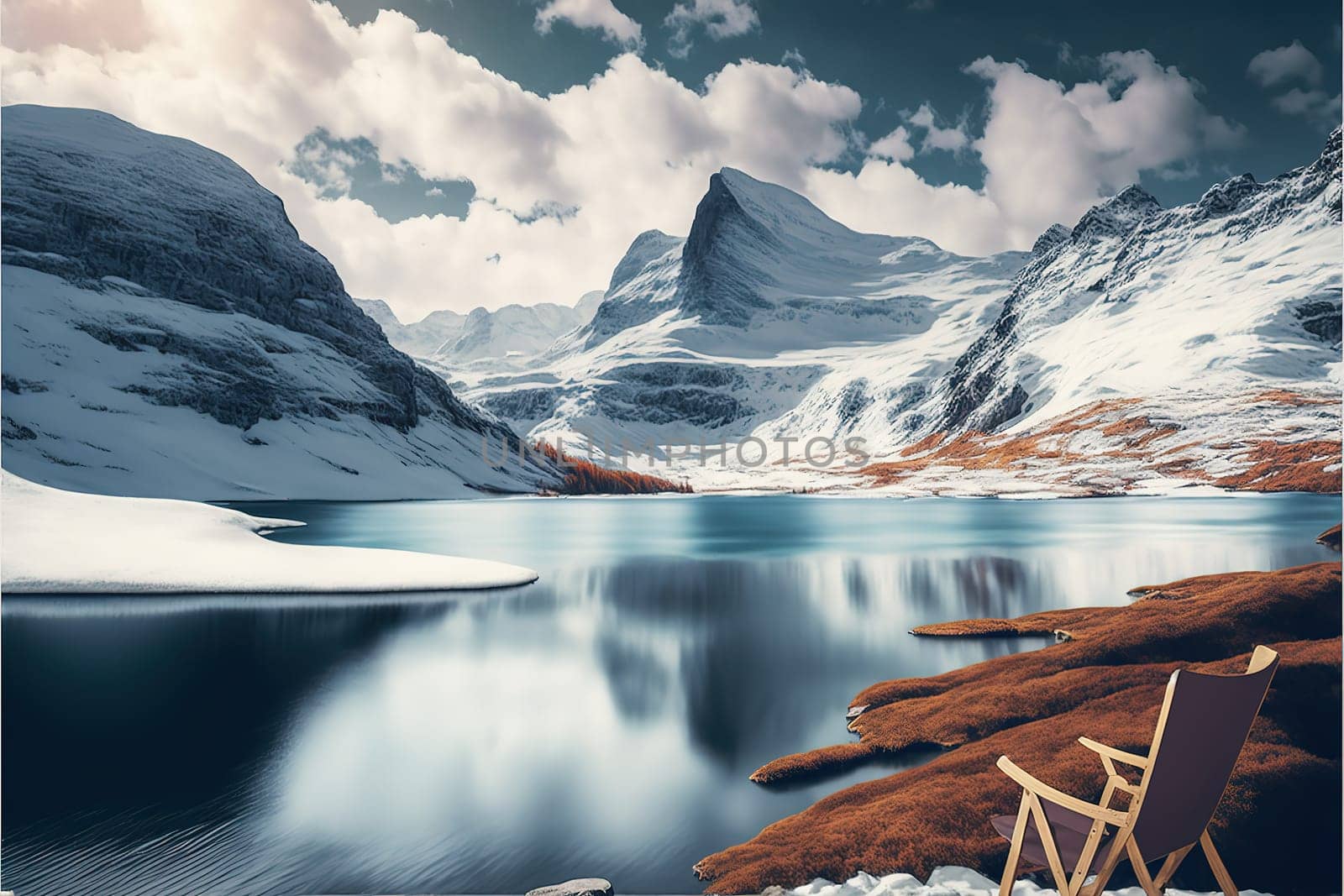 Captivating scene of the snow rocky massif. Picturesque day. Location place Bachalpsee in Swiss alps, Grindelwald, Bernese Oberland, Europe. Wonderful image of wallpaper. Explore the world's beauty.