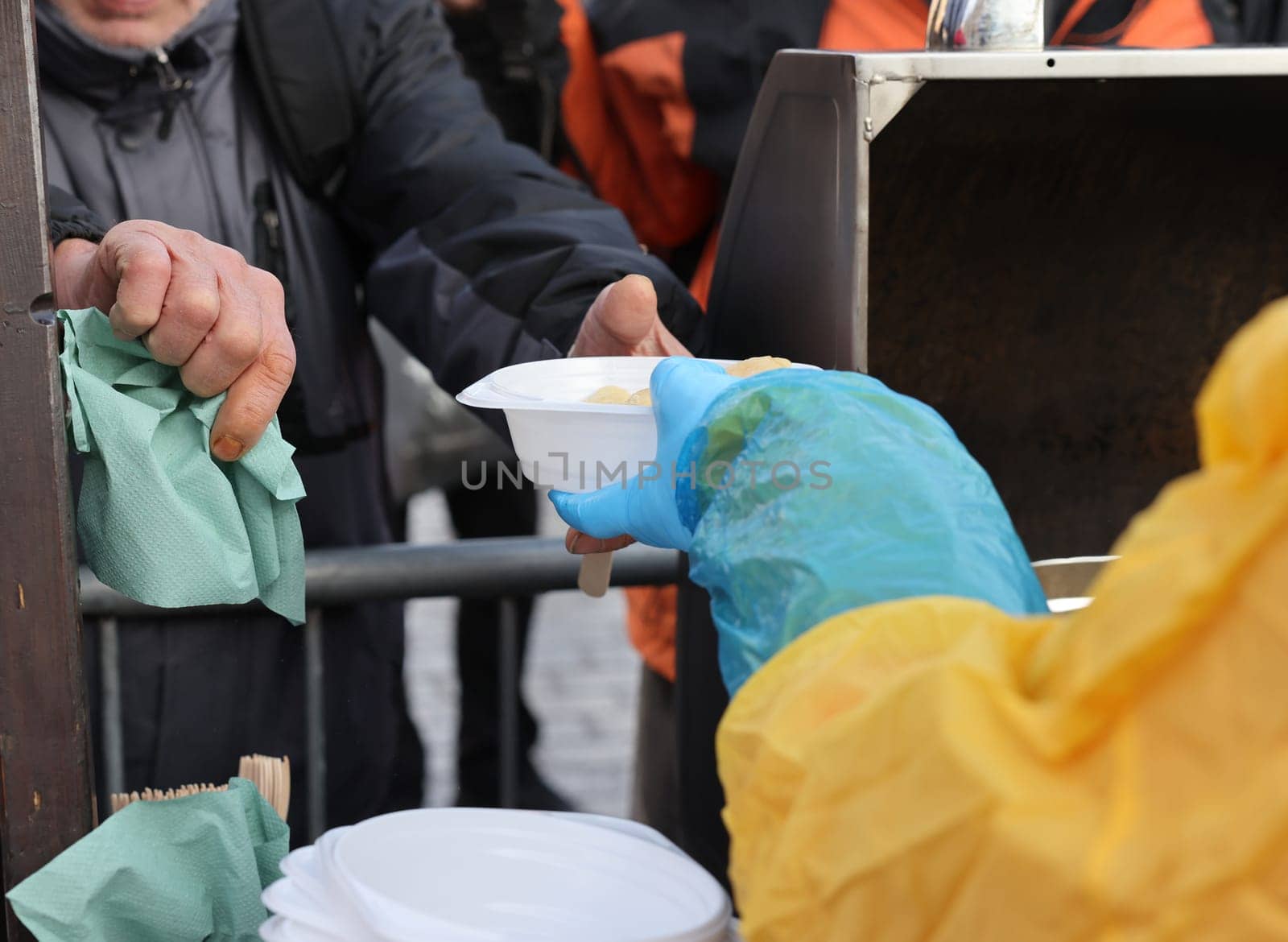Warm food for the poor and homeless