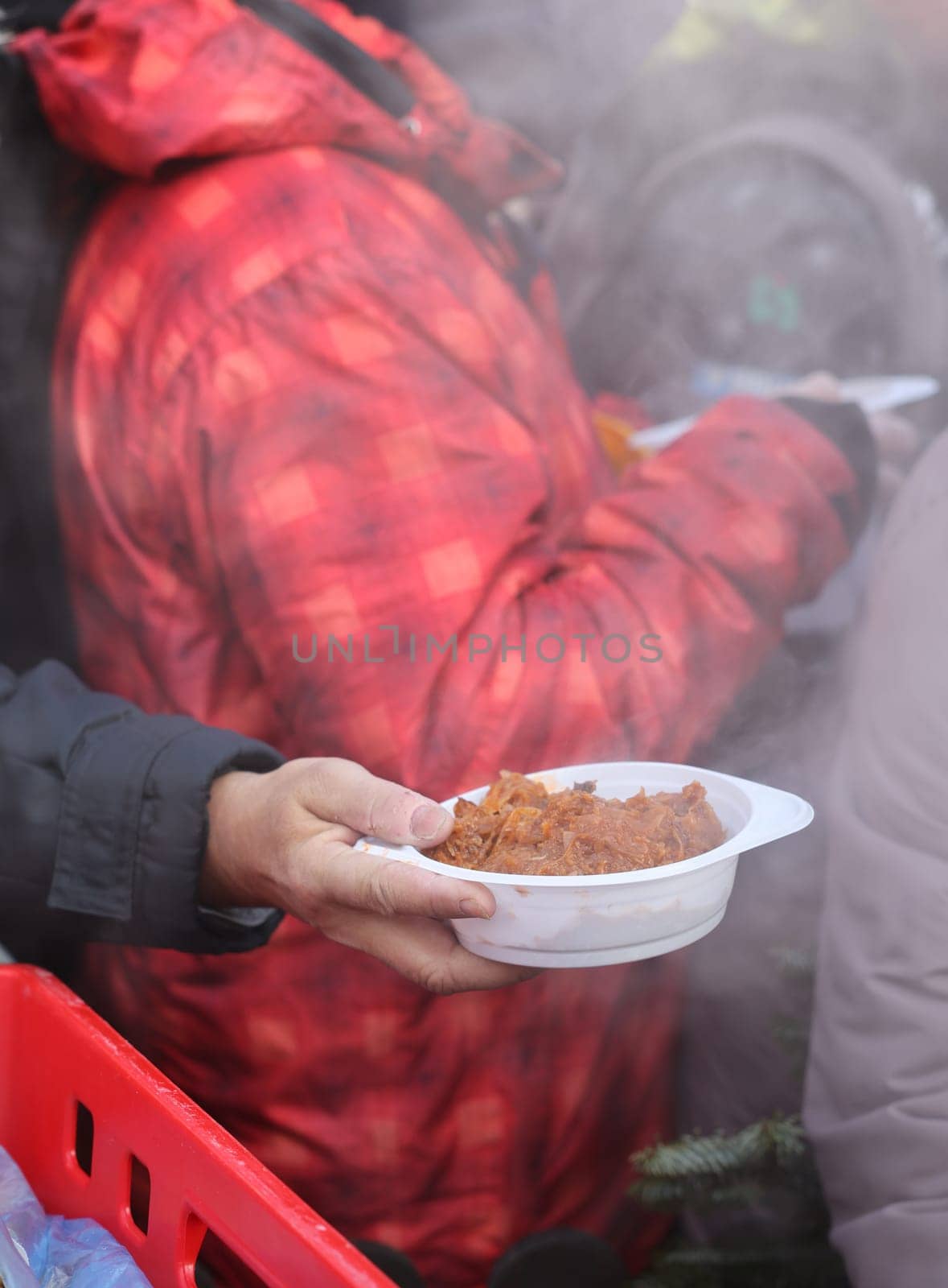 Warm food for the poor and homeless