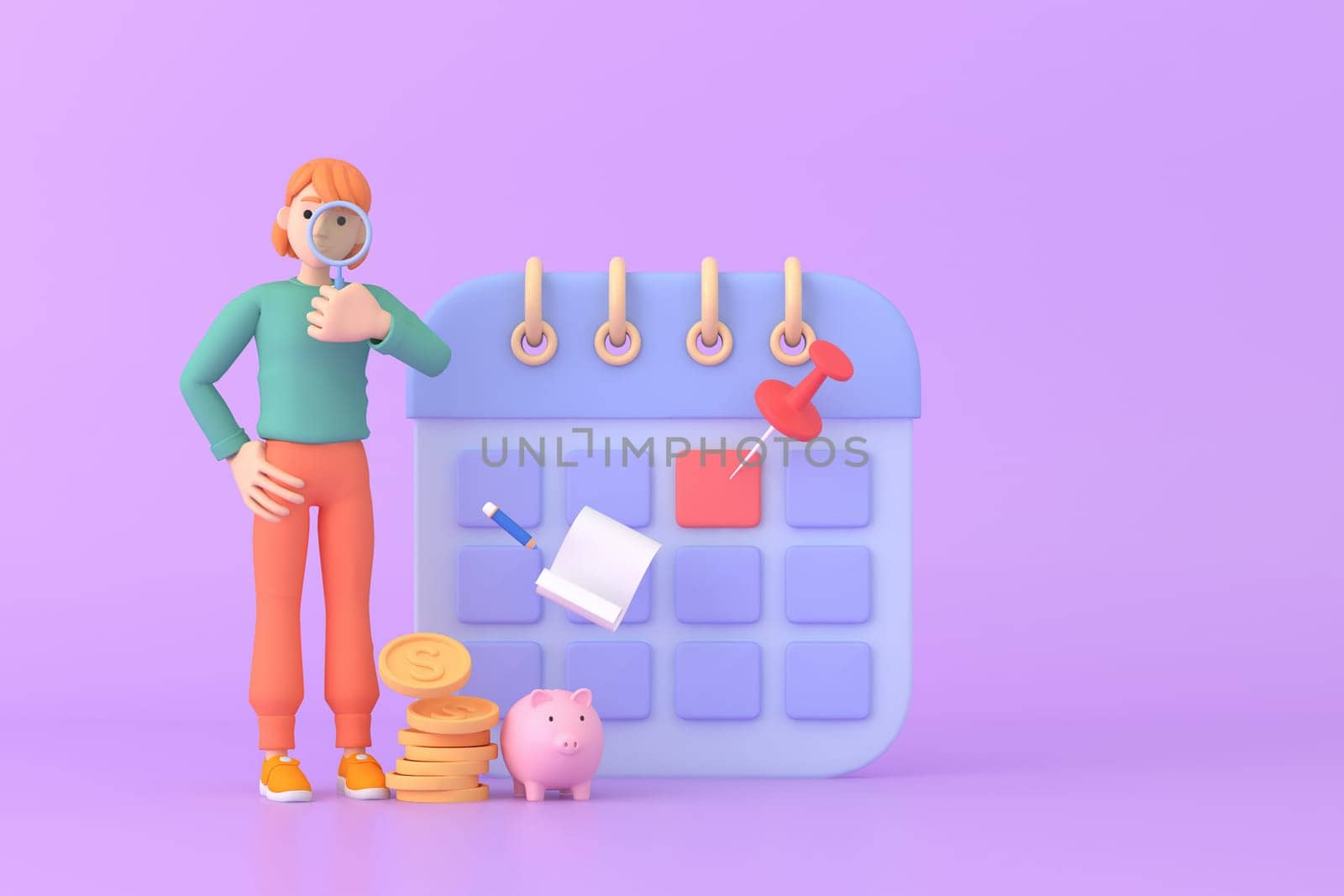 Tax Day Reminder Concept. Businessman submit tax by online concept, online tax payment and report. Business income. 3d illustration.