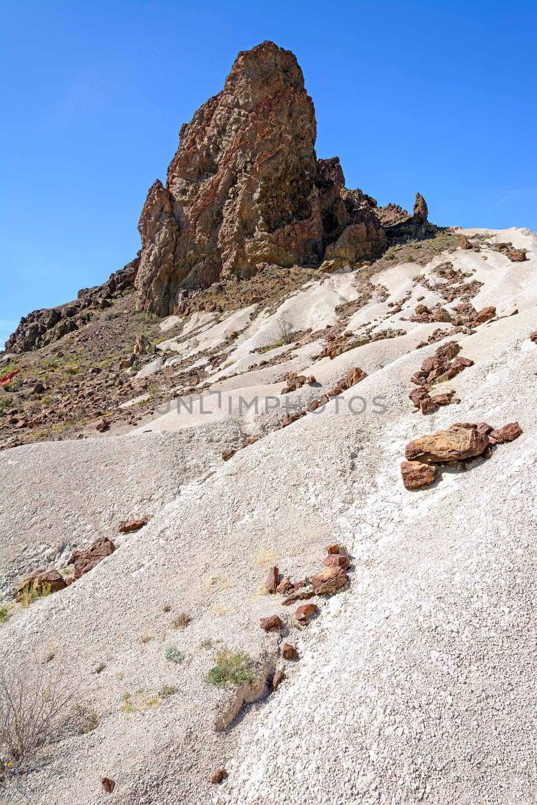 Volcanic Ash Amonst the Spires in the Castolon Area of Big Bend National Park in Texas
