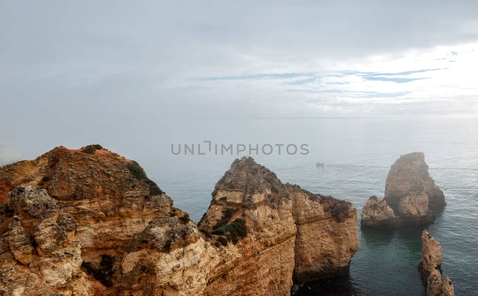 The rock formation of Ponta de Piedade - Lagos - Portugal.