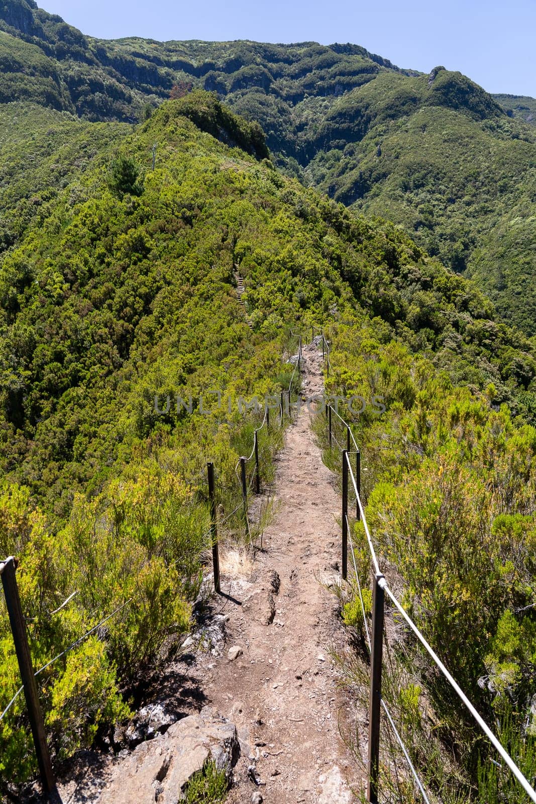 Incredibe nature beauty of Madeira island, famous for hiking in the mountains.