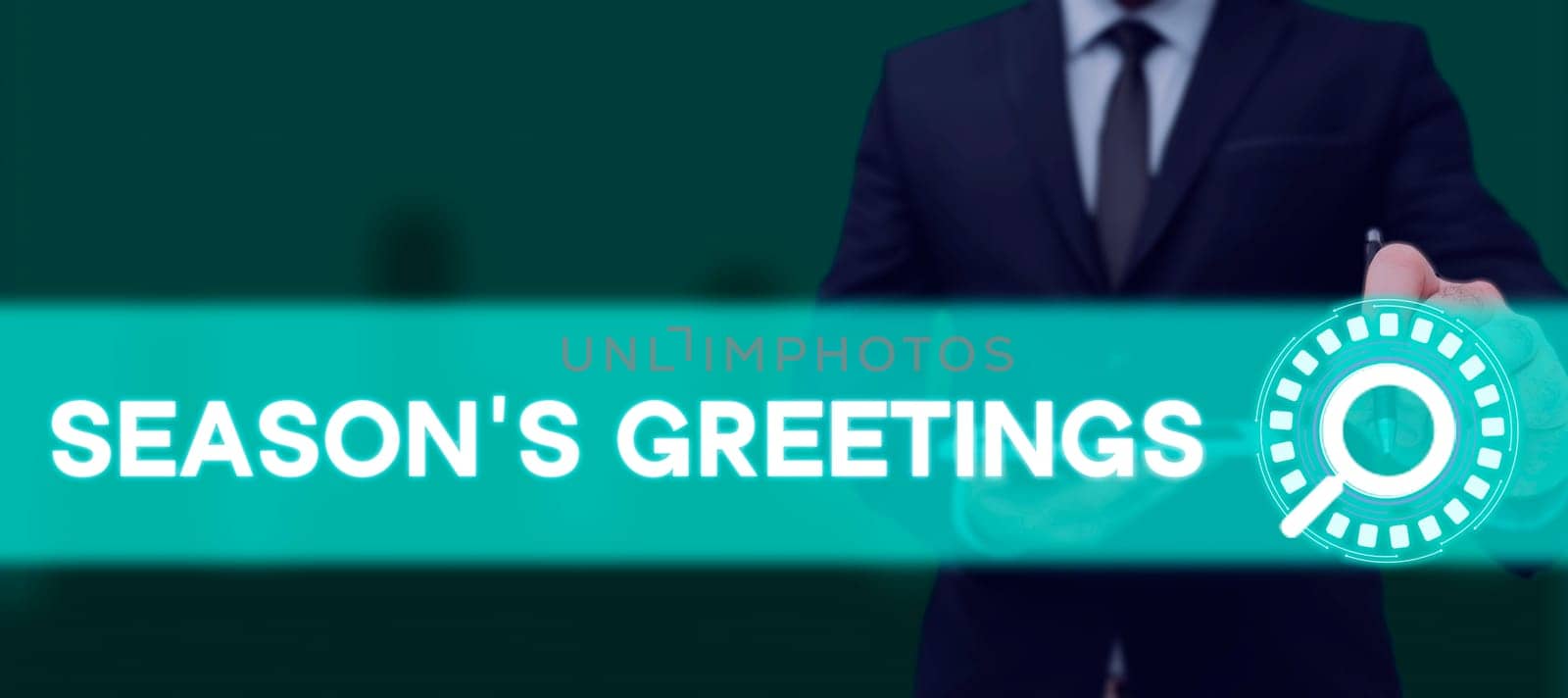 Handwriting text Season's Greetings, Internet Concept Used as an expression of goodwill during festivities