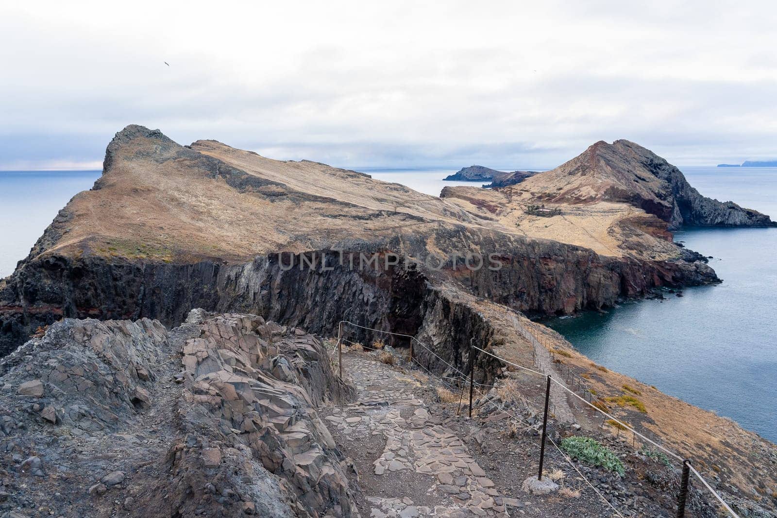 View Ponta sao lourenco madeira east point hiking path in Madeira island
