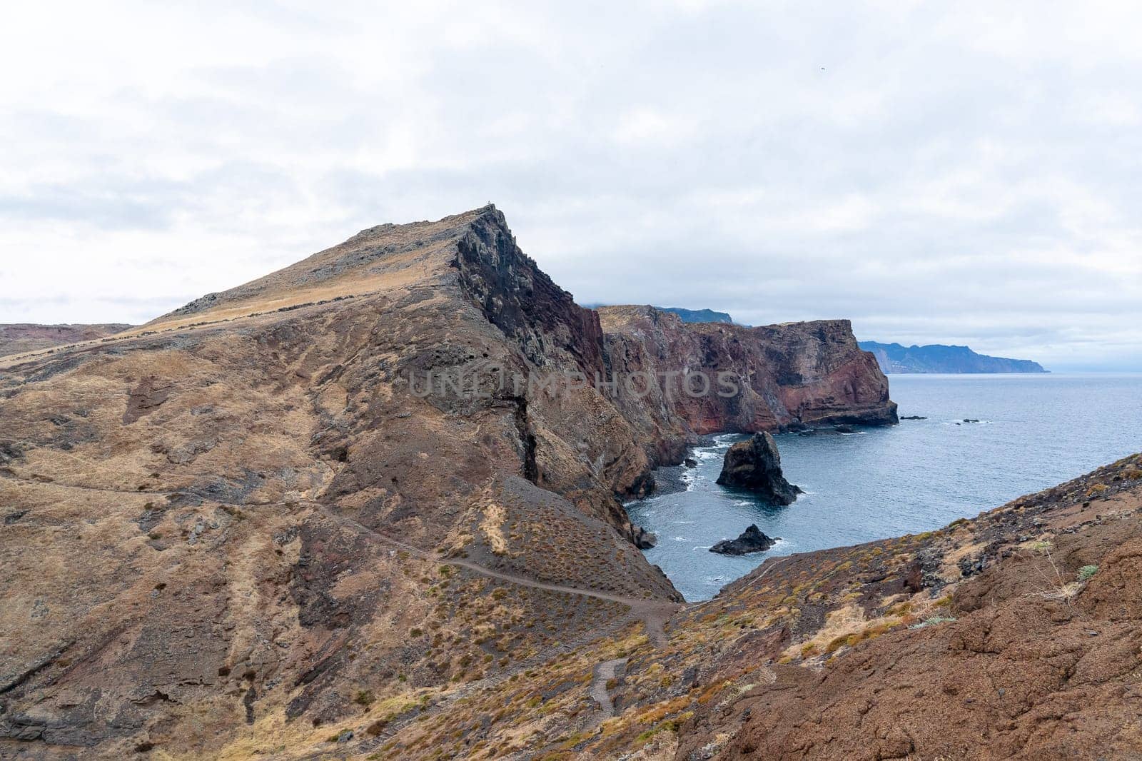 View Ponta sao lourenco madeira east point hiking path in Madeira island