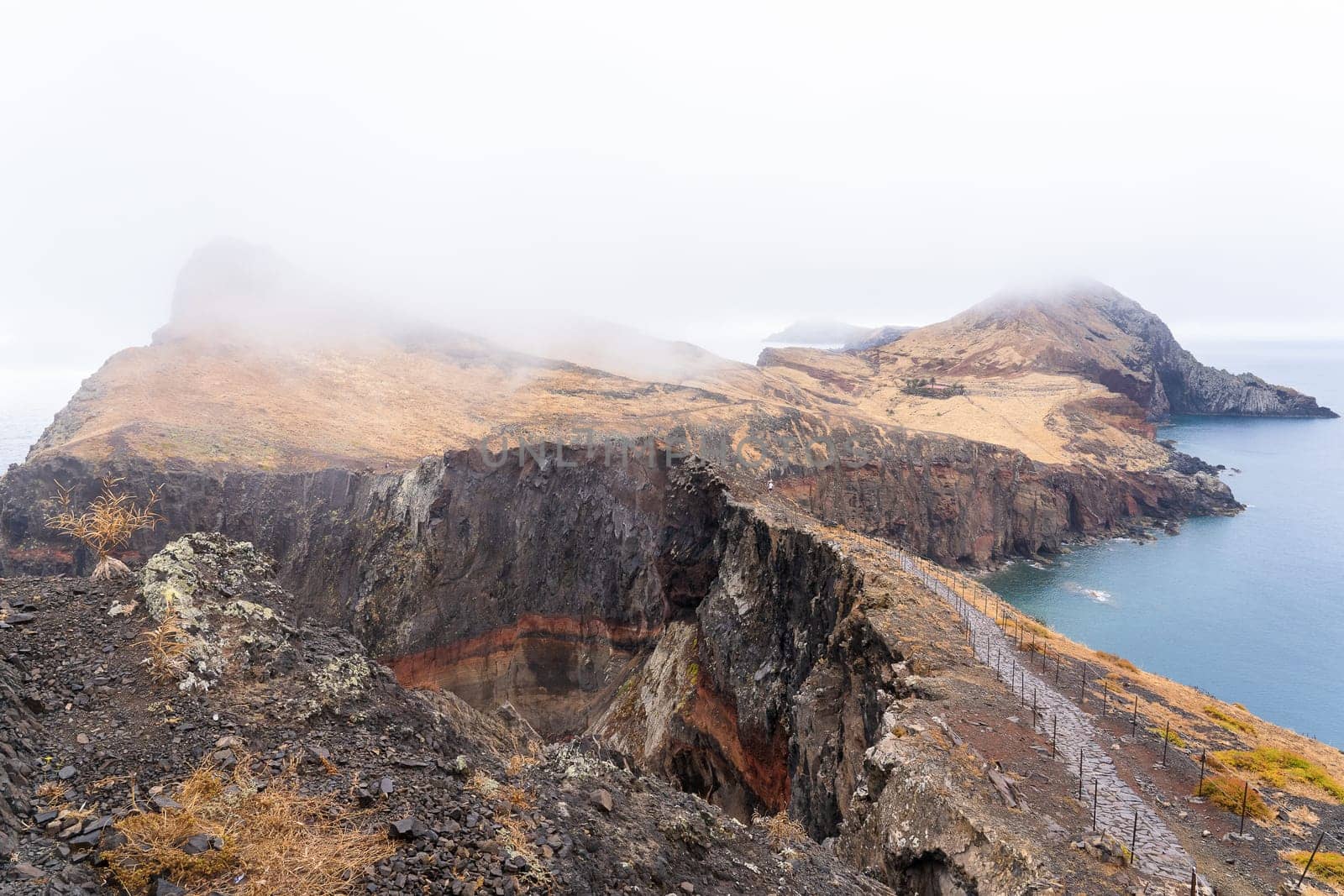 View Ponta sao lourenco madeira east point hiking path in Madeira island
