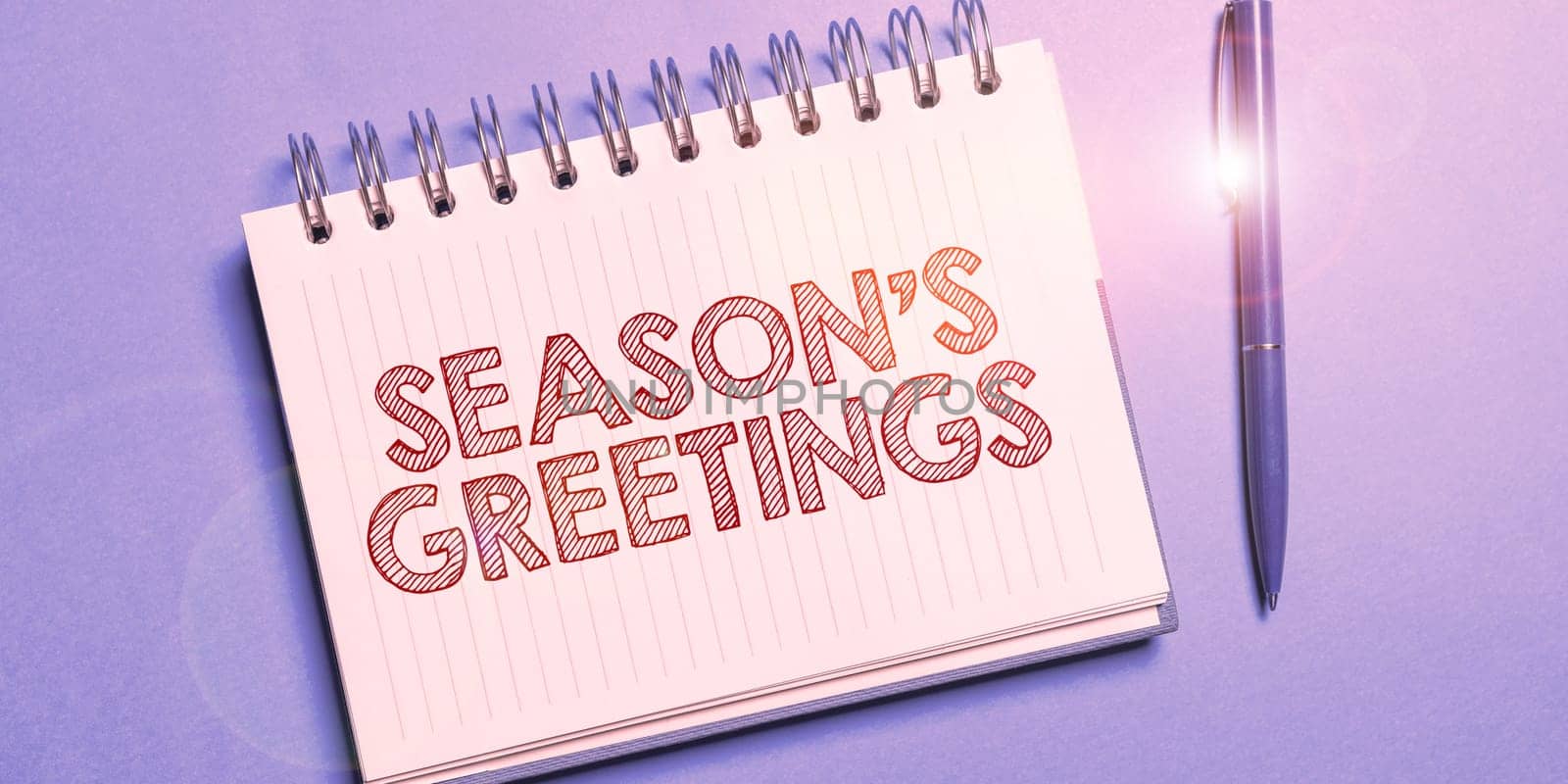 Inspiration showing sign Season's Greetings, Business overview Used as an expression of goodwill during festivities