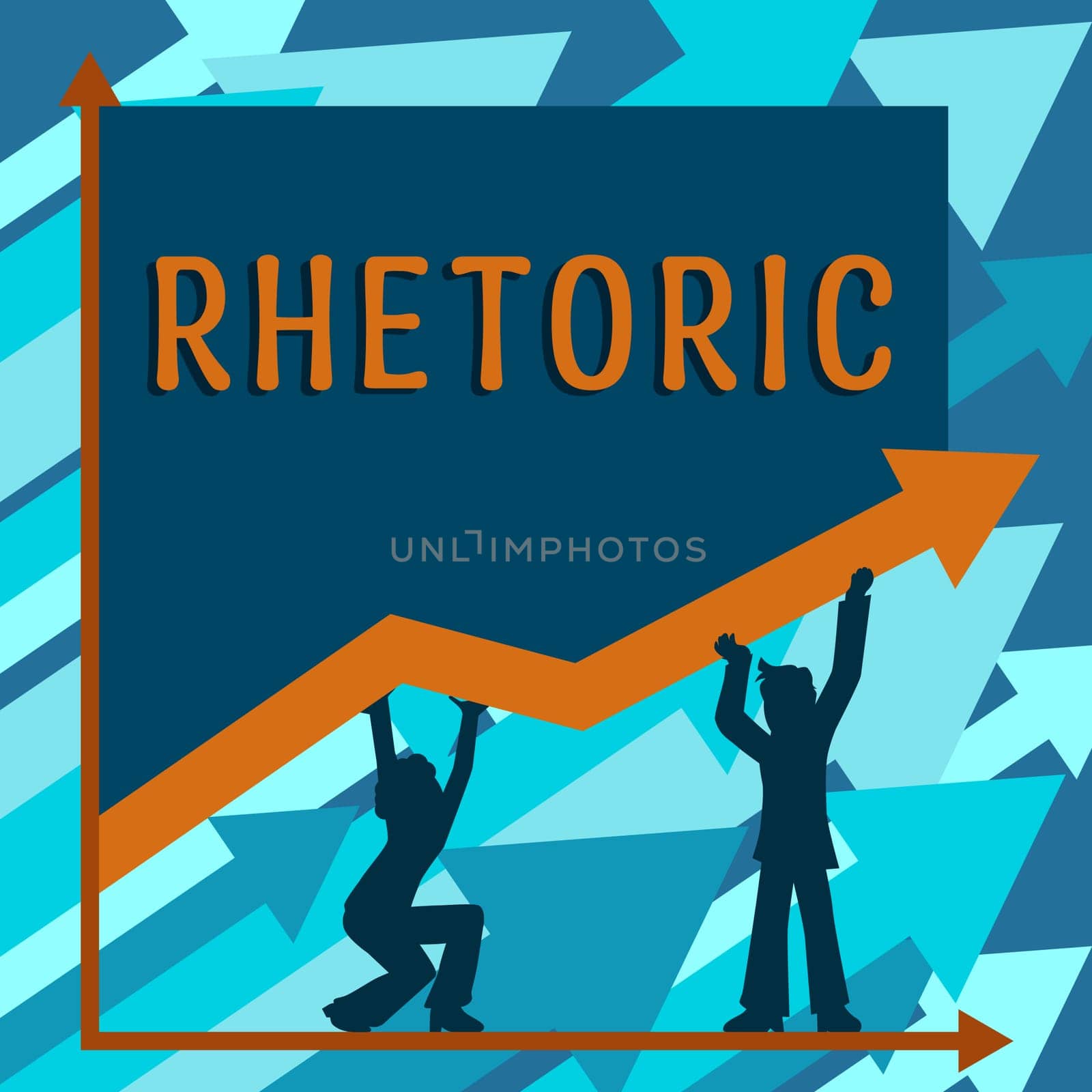 Text showing inspiration Rhetoric, Business showcase study of writing or speaking as mean of communication or persuasion