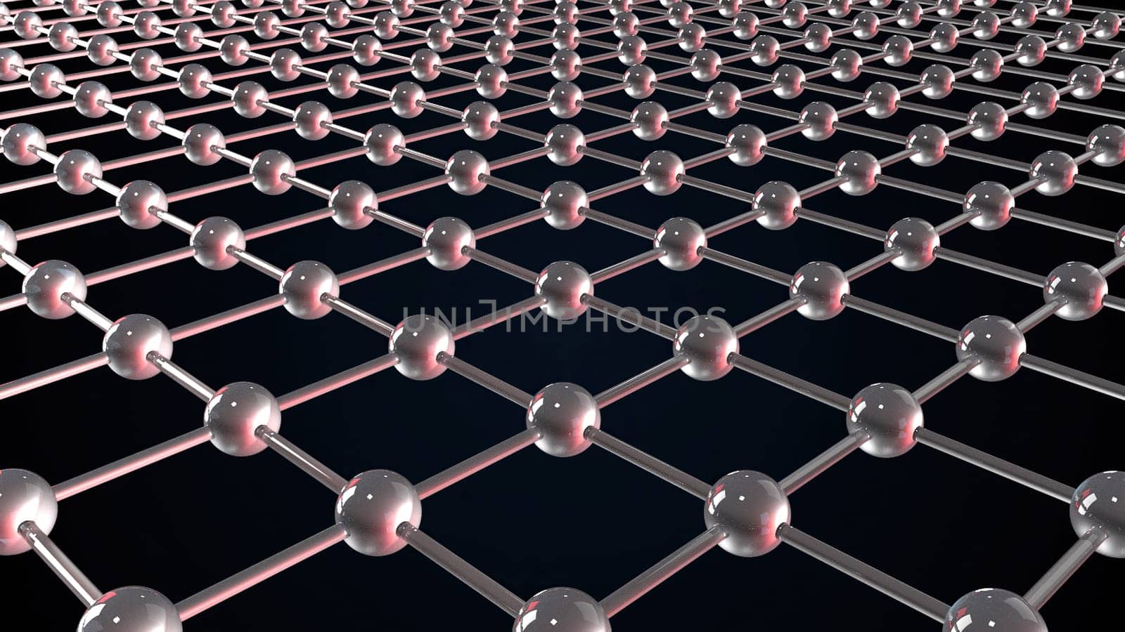 Molecule structure. Computer generated 3d render