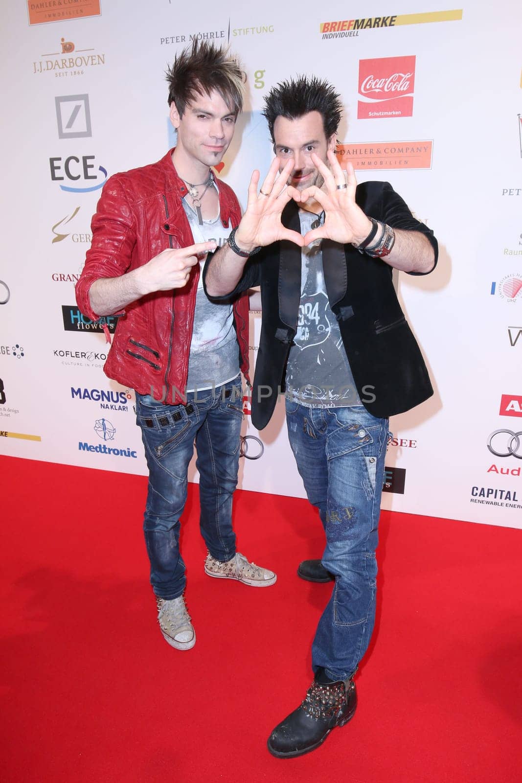 Chris and Andreas Ehrlich (magician),charity event "The little heart in the center"" at the Curio Haus,Hamburg,14.06.2015"