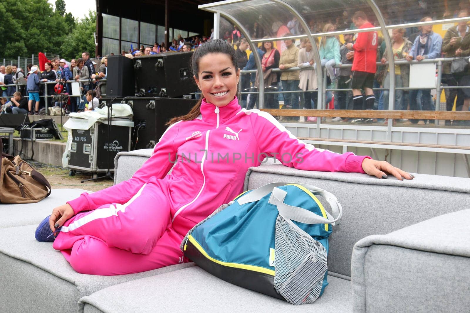 Fernanda Brandao,The Charity Football Game Kicking with Heart at the Stadion Hoheluft,Hamburg,14.06.2015
