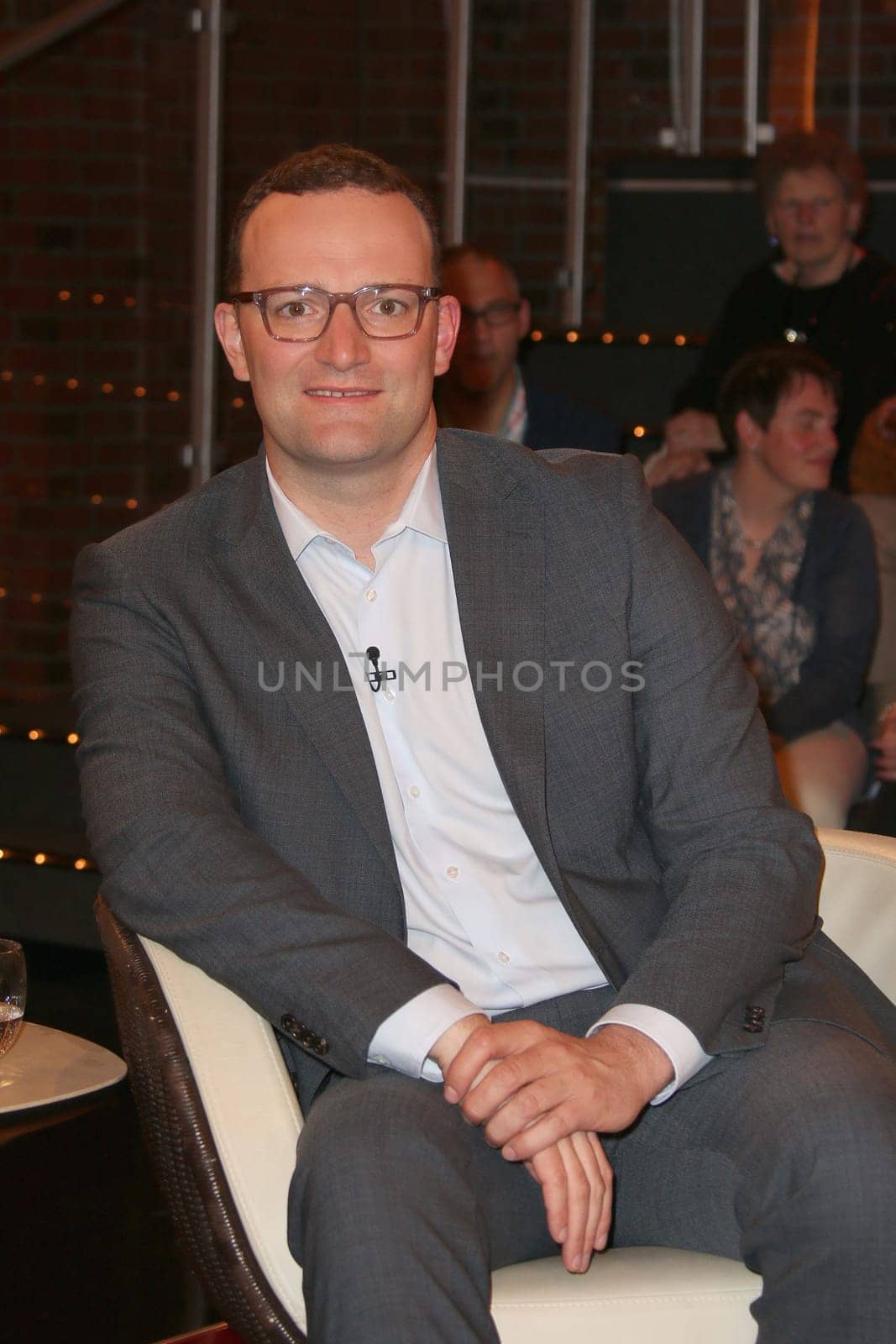 Jens Spahn (politician),recording of Markus Lanz broadcast 2 at Studio Stahltwiete,Hamburg,17.06.2015