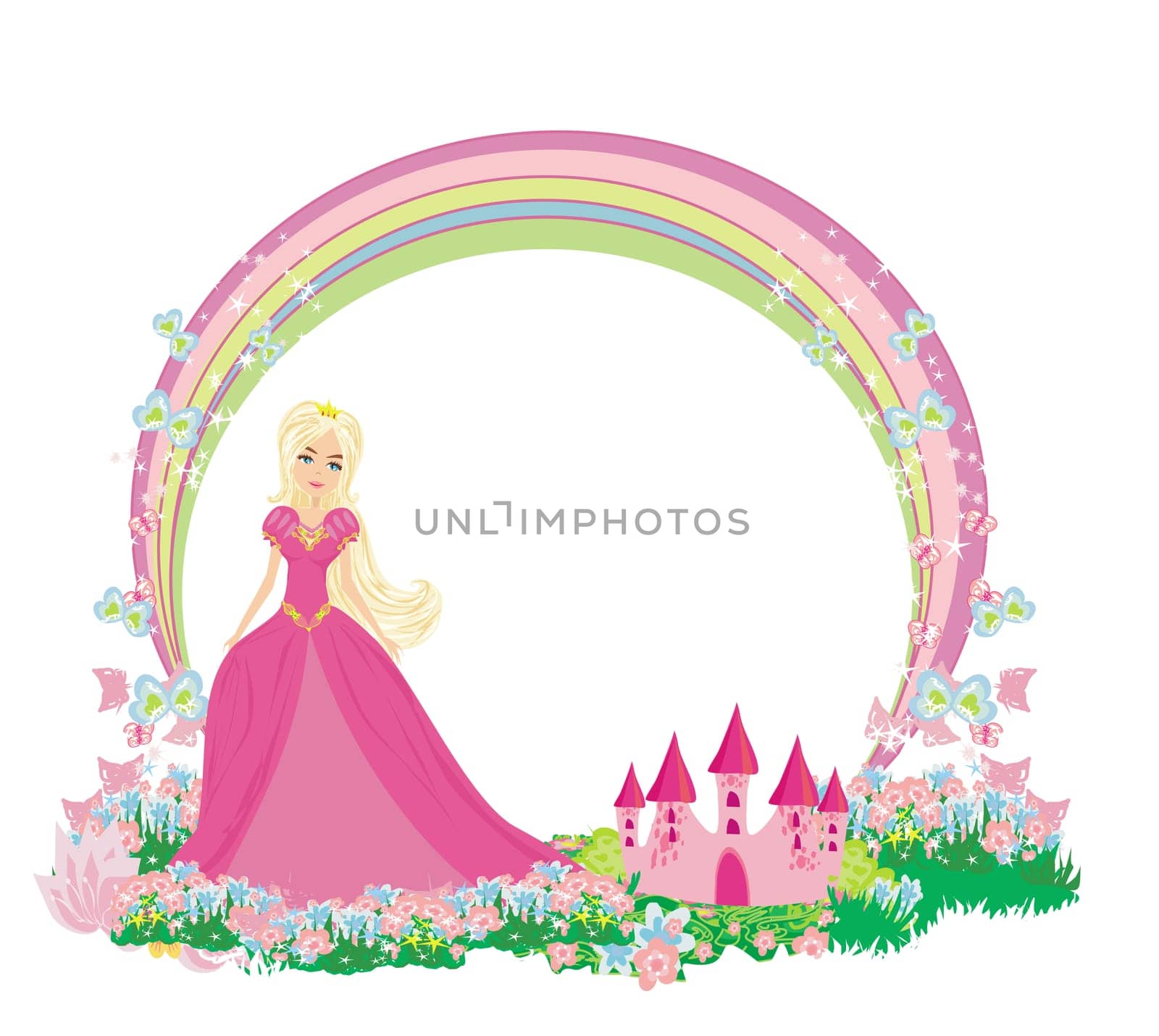 Magic Fairy Tale Princess Castle - frame