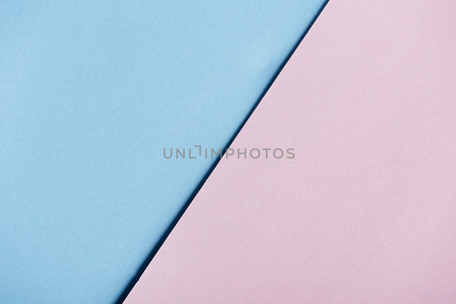 Abstract pastel geometry creative background light pink and blue. Modern and trendy minimal paper composition. Flat lay minimalist layout..