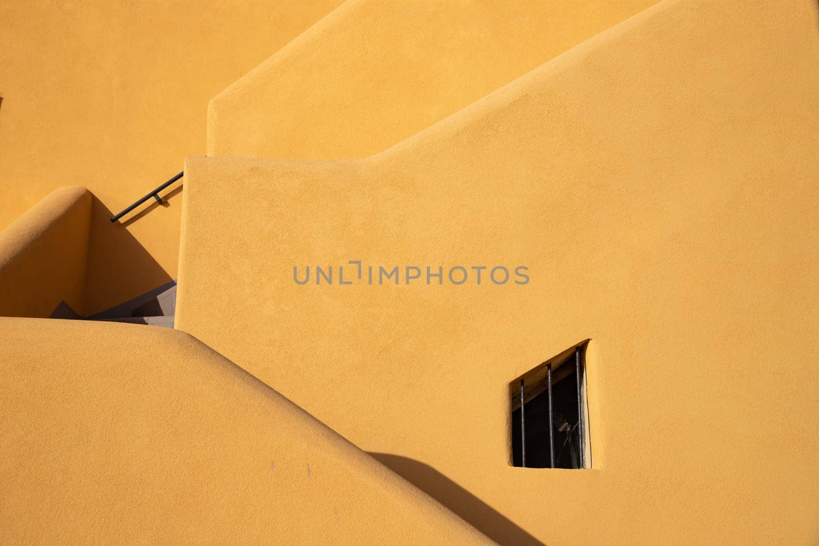 Abstract building shapes in Procida Island.