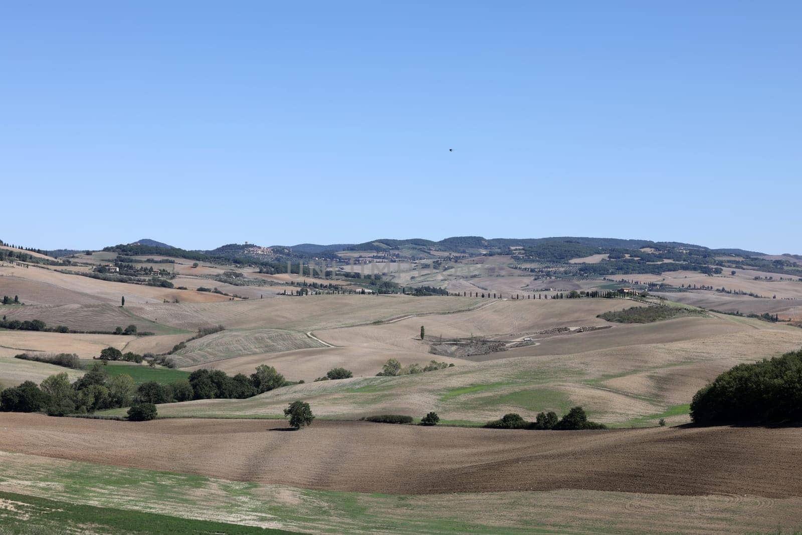 The rural landscape near Pienza in Tuscany. Italy