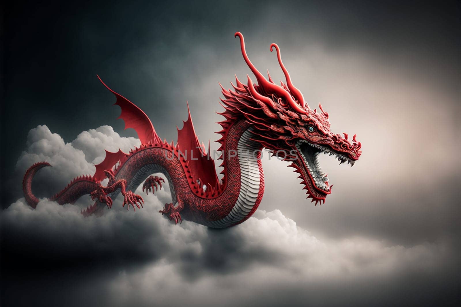 Flying dragon for Chinese New Year
