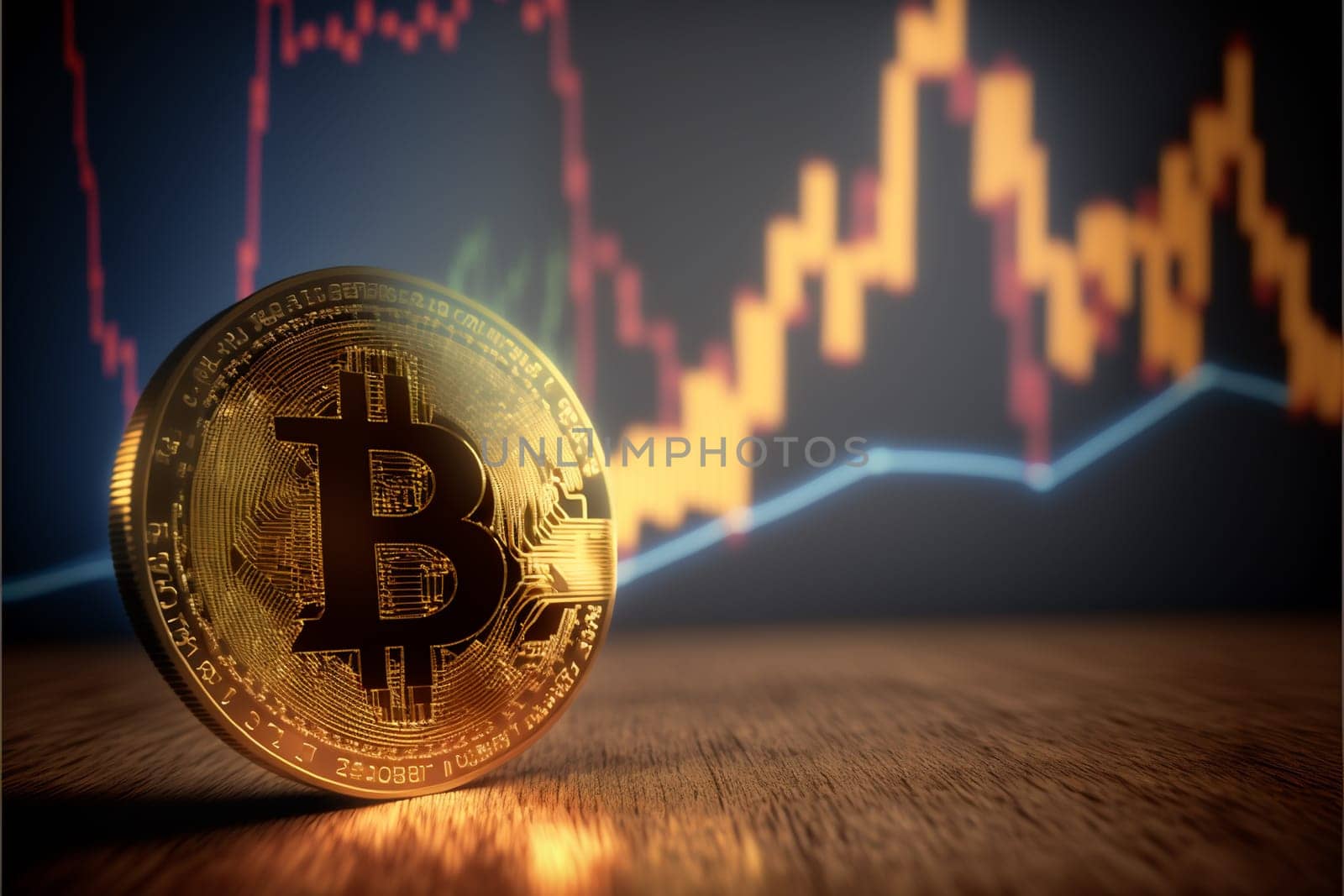 Cryptocurrency golden bitcoin coin