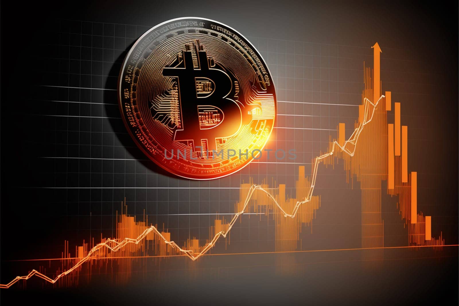 Cryptocurrency golden bitcoin coin