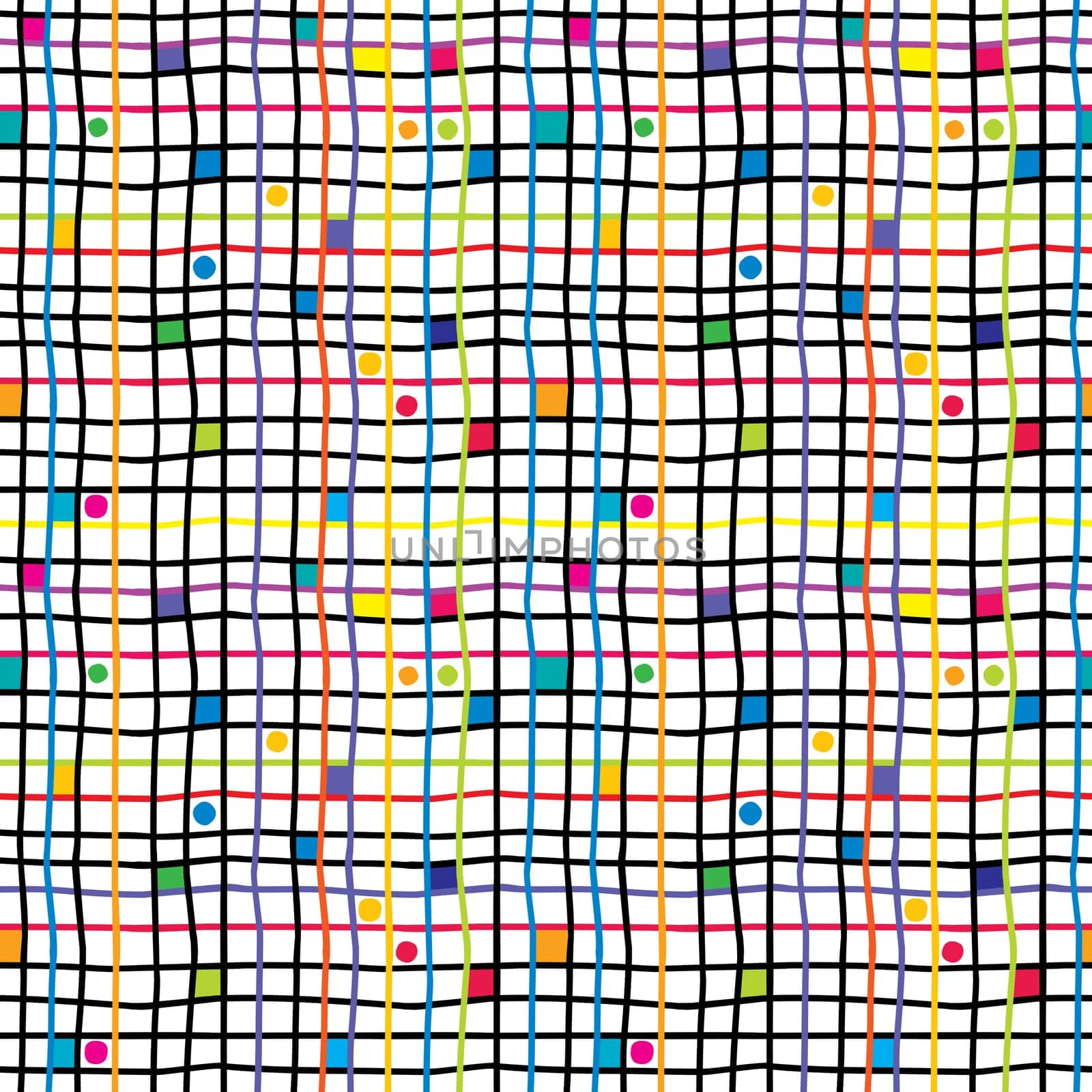 Geometrical abstract background with stripes and squares